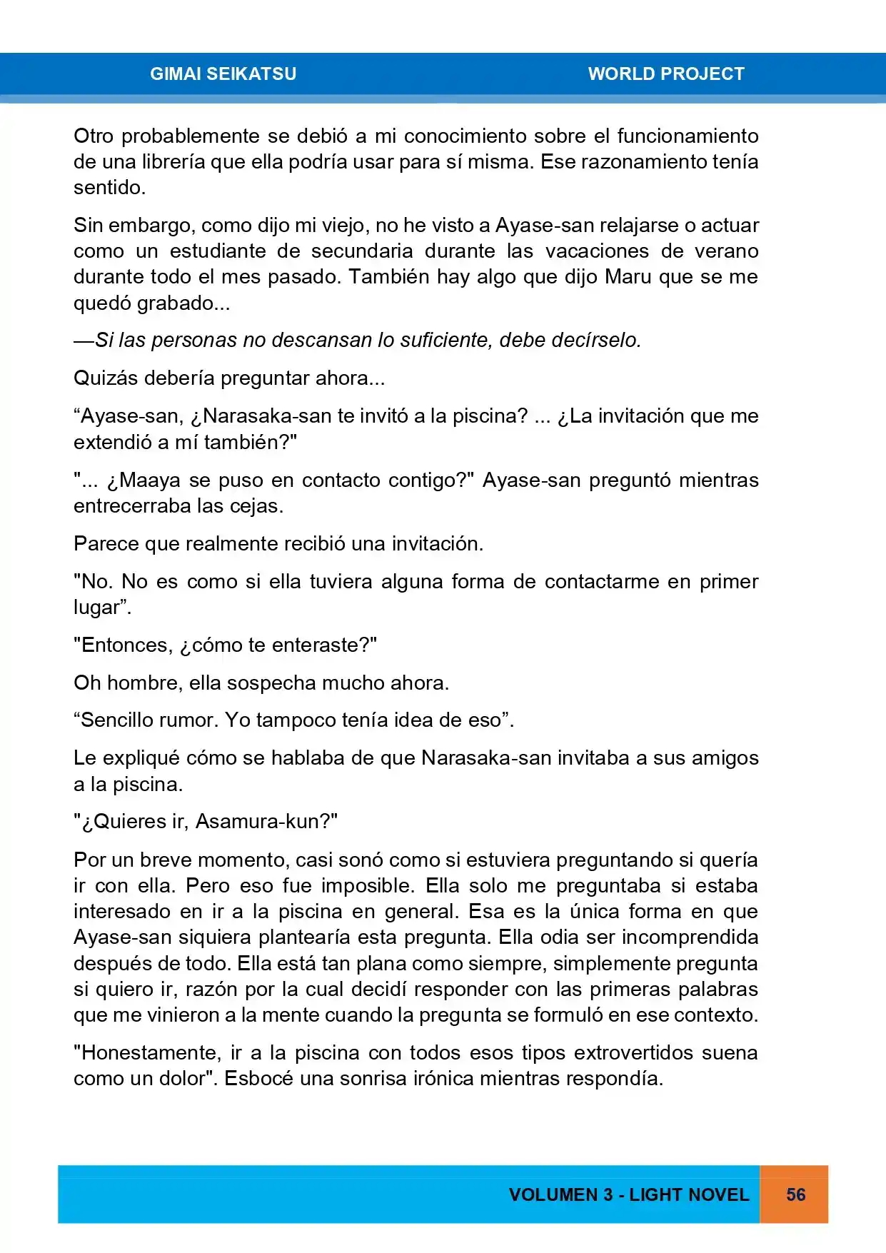 Gimai Seikatsu (Novela) - Capítulo 25 - Página 22 - LectorTMOo