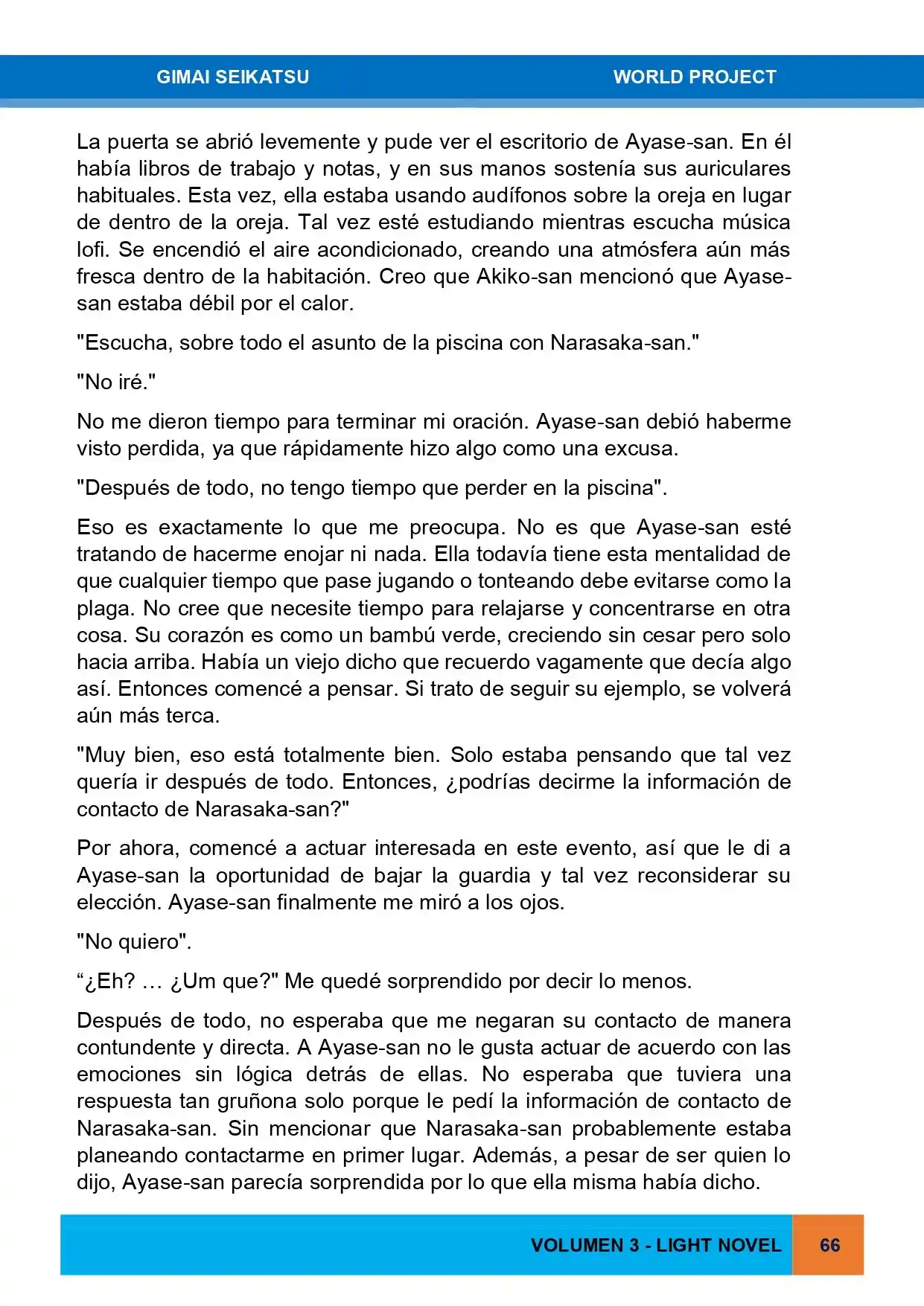 Gimai Seikatsu (Novela) - Capítulo 26 - Página 9 - LectorTMOo