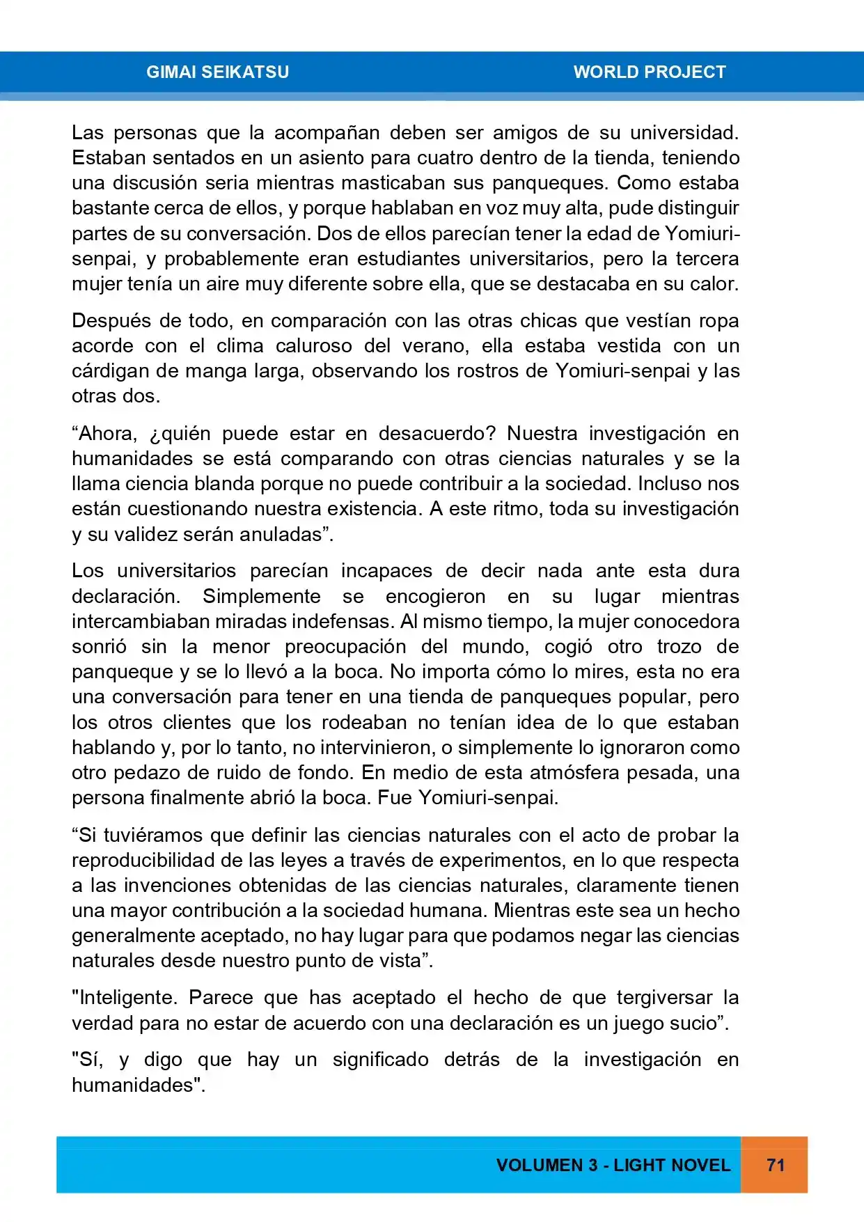 Gimai Seikatsu (Novela) - Capítulo 26 - Página 14 - LectorTMOo