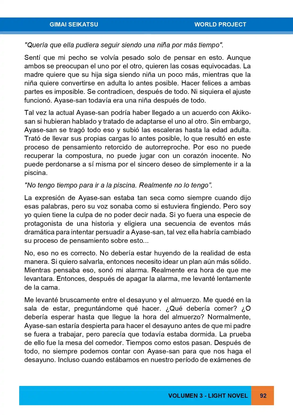 Gimai Seikatsu (Novela) - Capítulo 27 - Página 2 - LectorTMOo