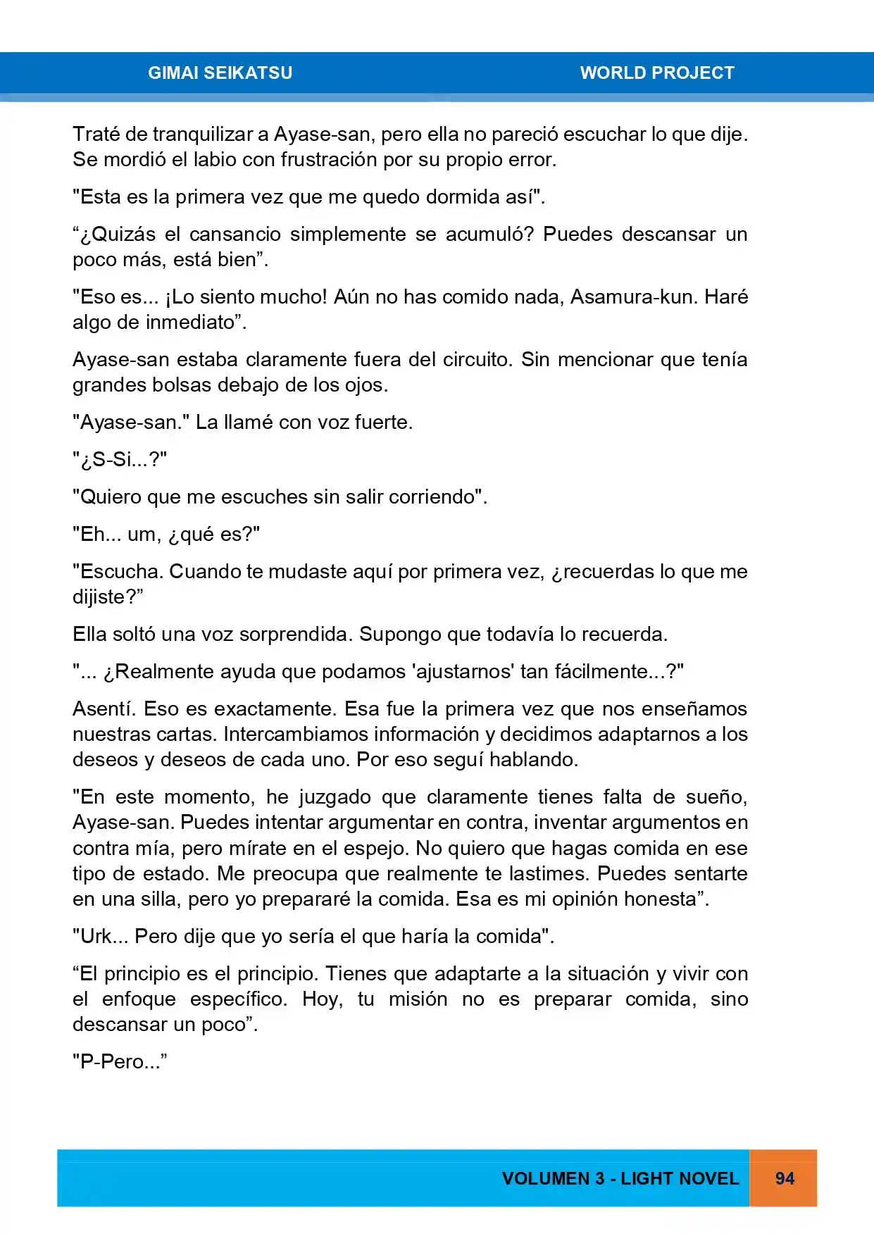 Gimai Seikatsu (Novela) - Capítulo 27 - Página 4 - LectorTMOo