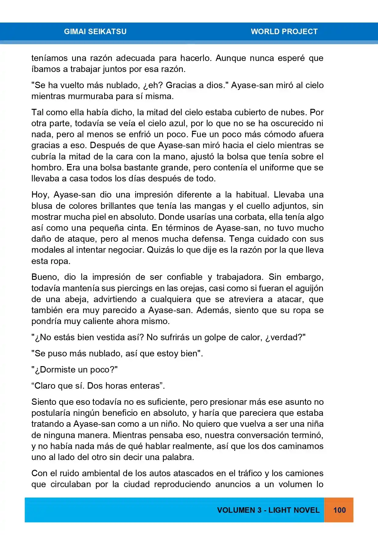 Gimai Seikatsu (Novela) - Capítulo 27 - Página 10 - LectorTMOo