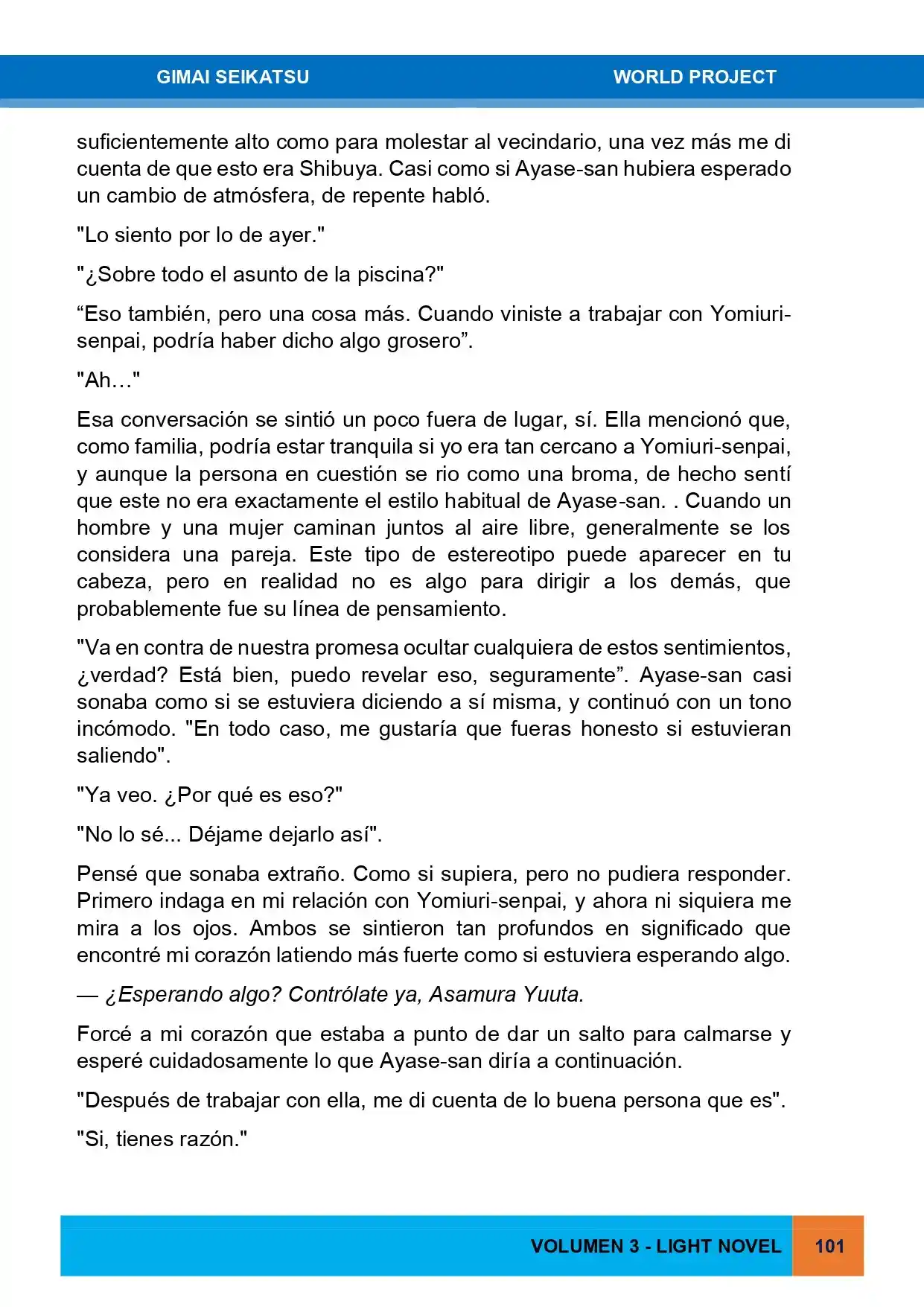 Gimai Seikatsu (Novela) - Capítulo 27 - Página 11 - LectorTMOo