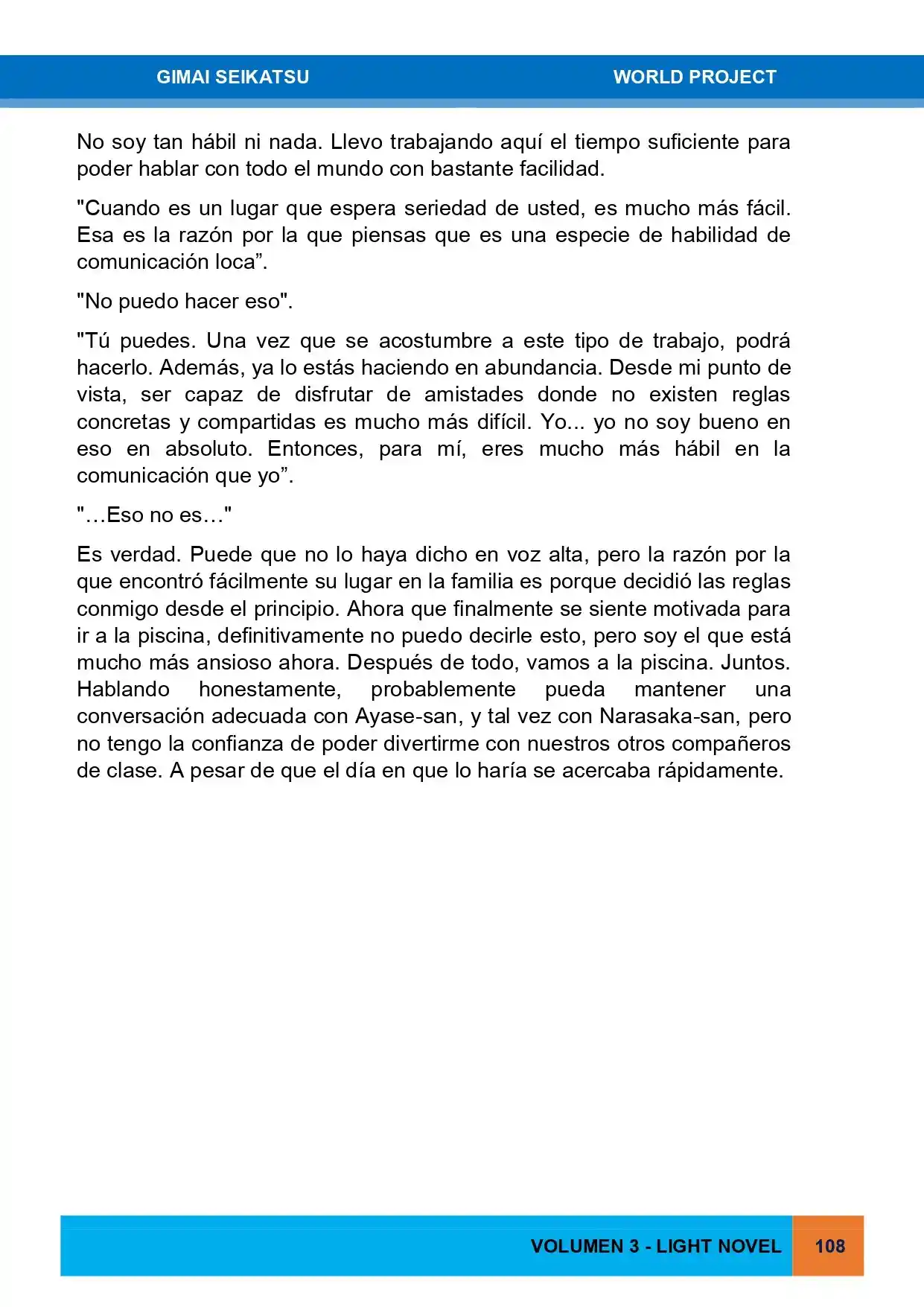 Gimai Seikatsu (Novela) - Capítulo 27 - Página 18 - LectorTMOo