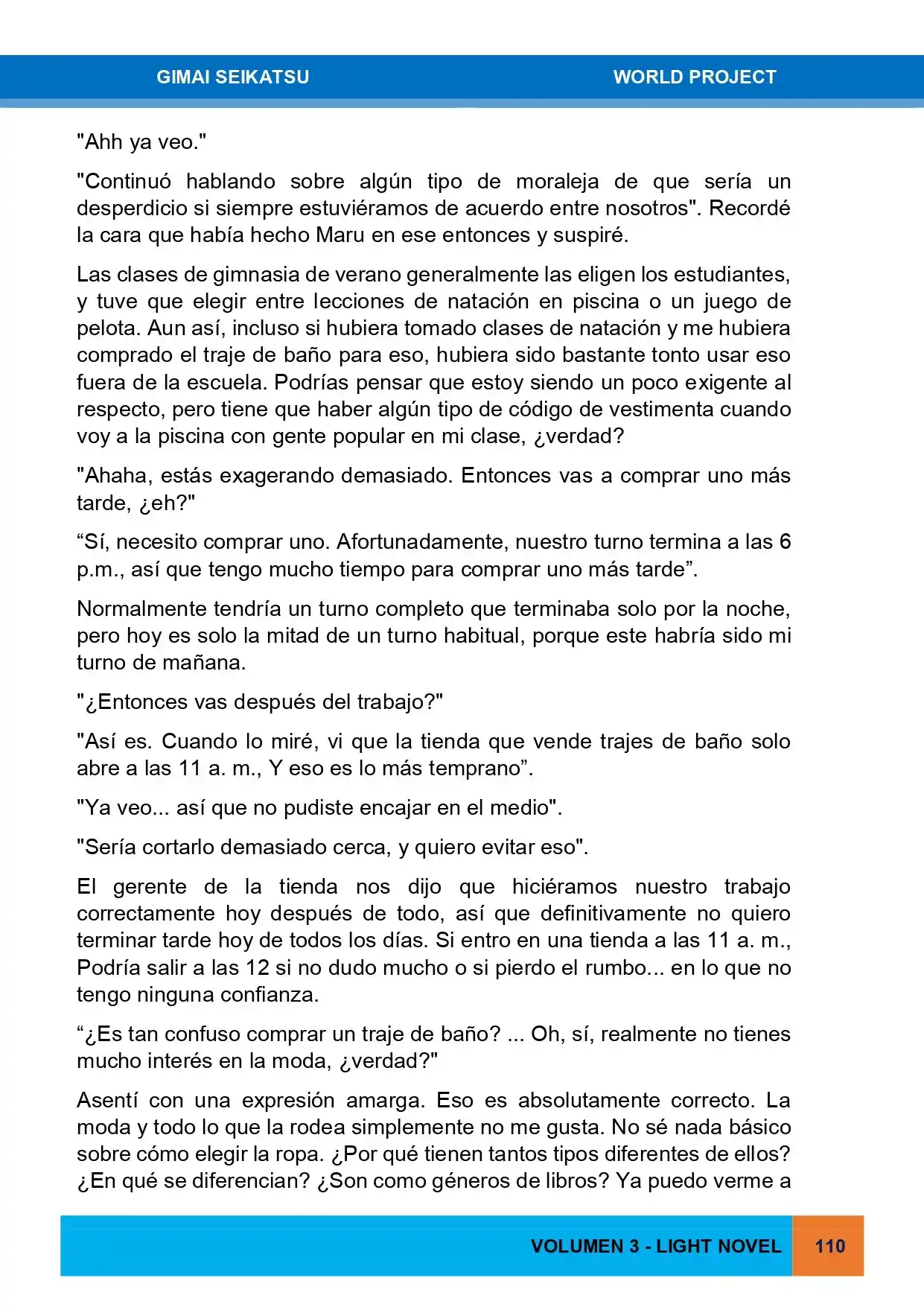 Gimai Seikatsu (Novela) - Capítulo 28 - Página 2 - LectorTMOo