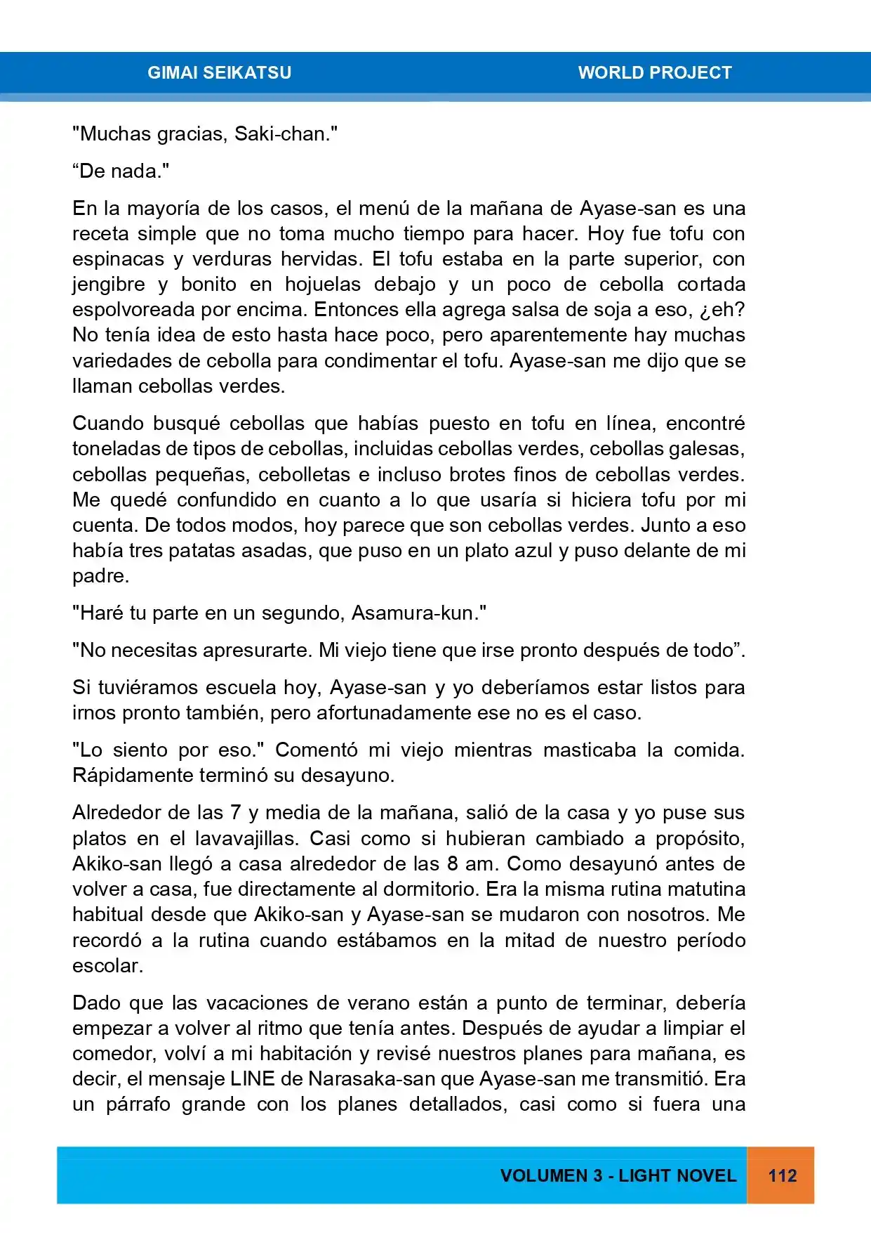 Gimai Seikatsu (Novela) - Capítulo 28 - Página 4 - LectorTMOo
