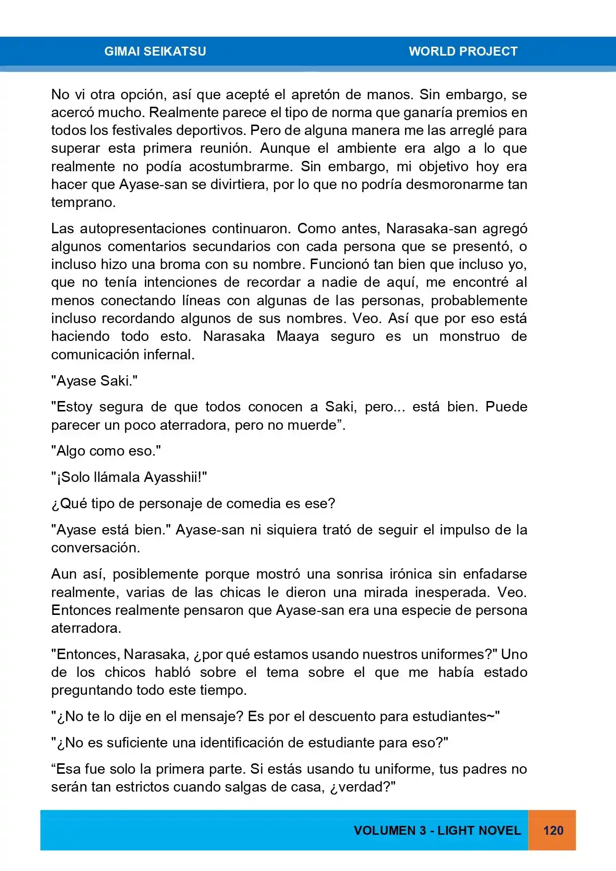 Gimai Seikatsu (Novela) - Capítulo 29 - Página 5 - LectorTMOo