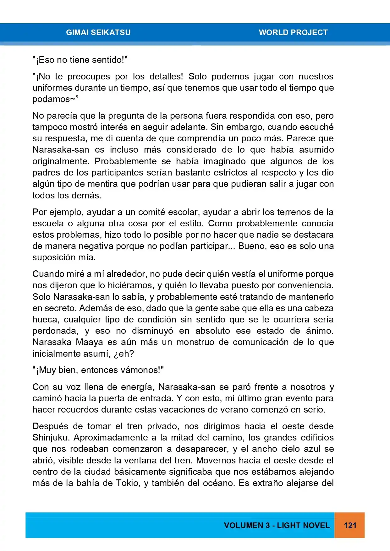 Gimai Seikatsu (Novela) - Capítulo 29 - Página 6 - LectorTMOo