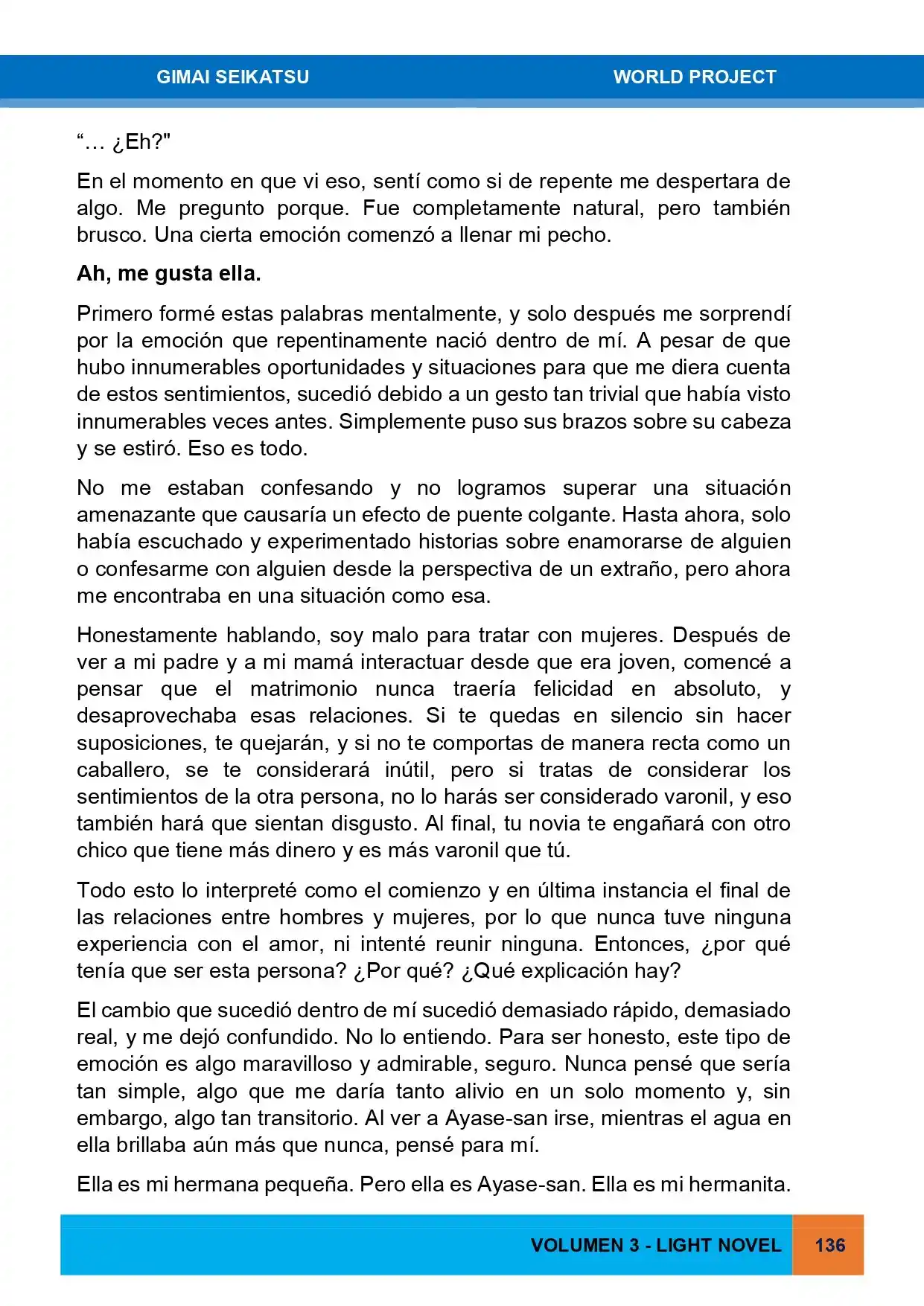 Gimai Seikatsu (Novela) - Capítulo 29 - Página 21 - LectorTMOo