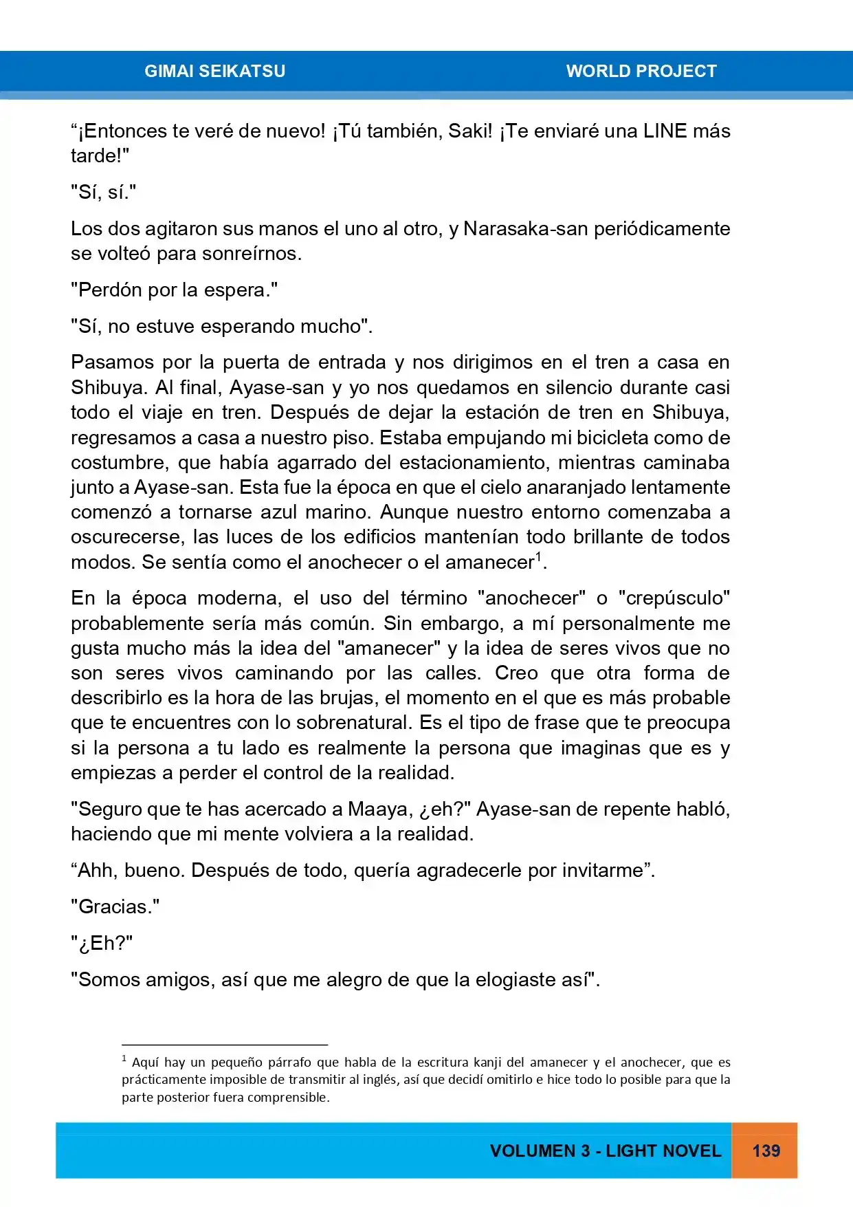 Gimai Seikatsu (Novela) - Capítulo 29 - Página 24 - LectorTMOo
