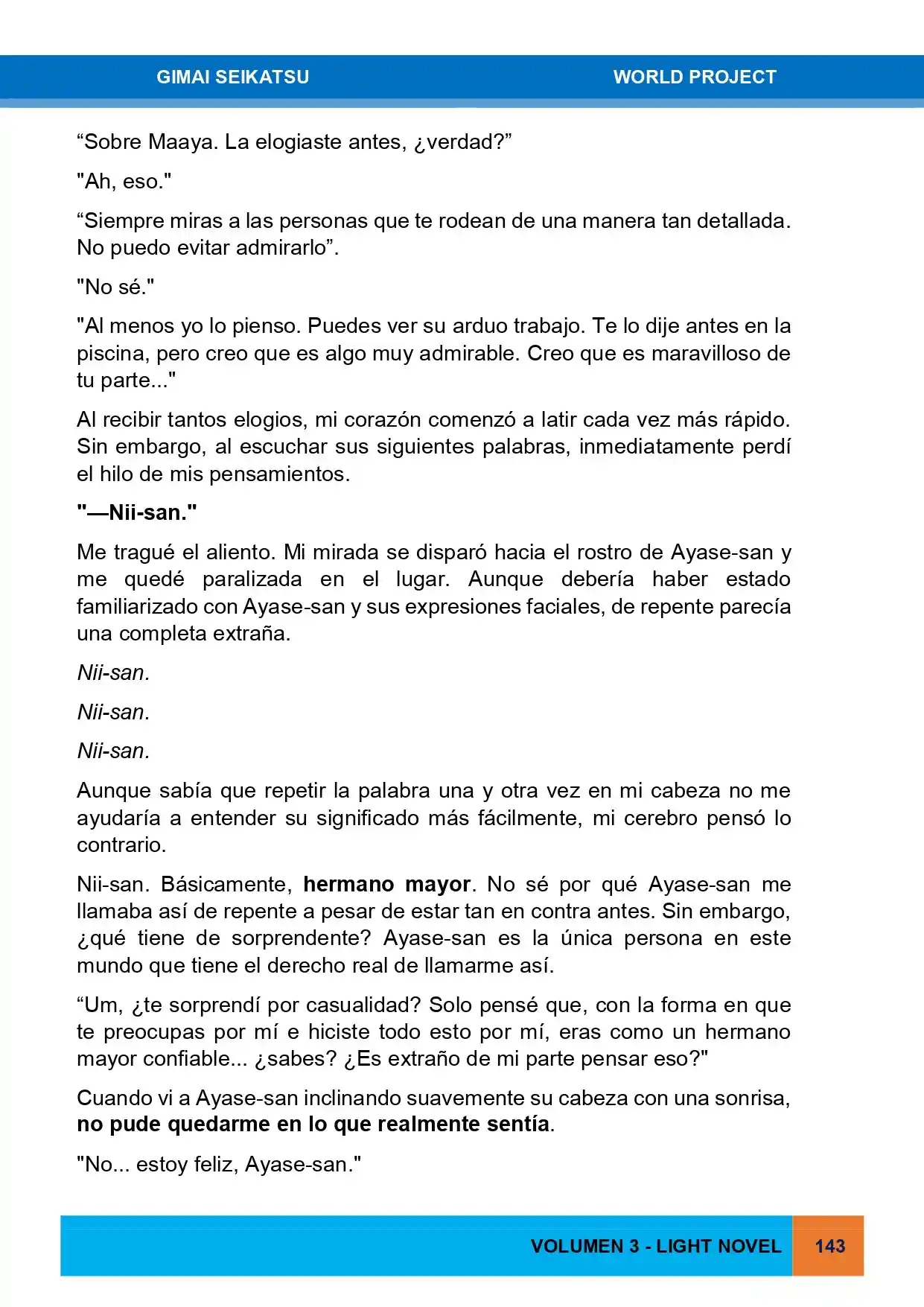 Gimai Seikatsu (Novela) - Capítulo 29 - Página 28 - LectorTMOo