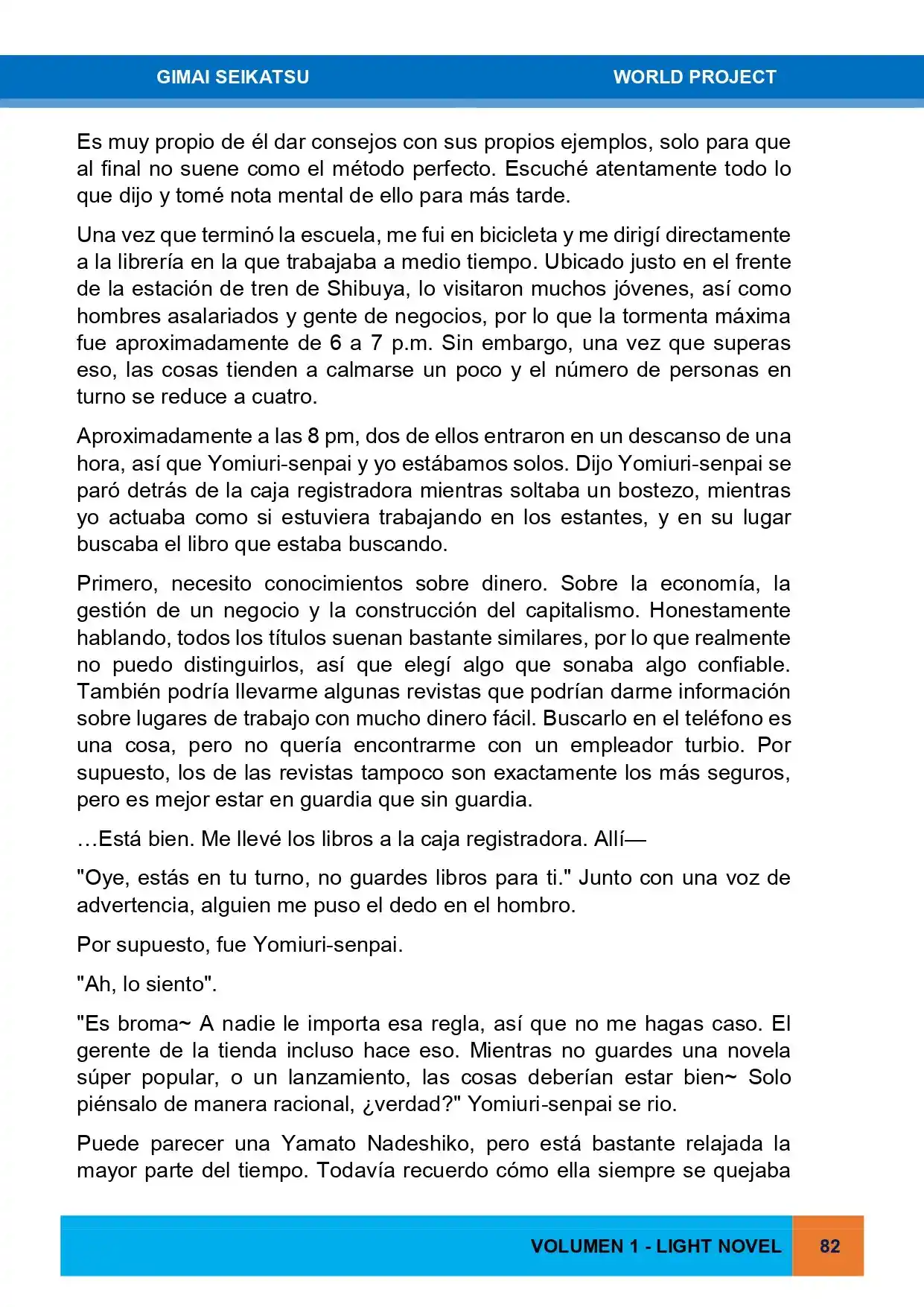 Gimai Seikatsu (Novela) - Capítulo 3 - Página 10 - LectorTMOo