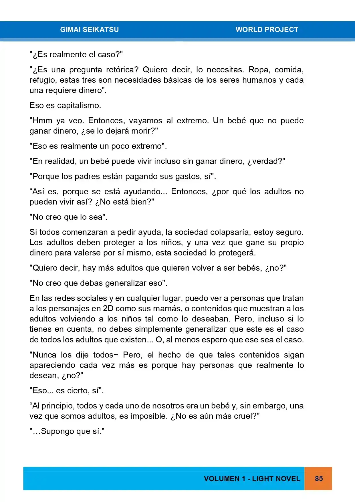 Gimai Seikatsu (Novela) - Capítulo 3 - Página 13 - LectorTMOo