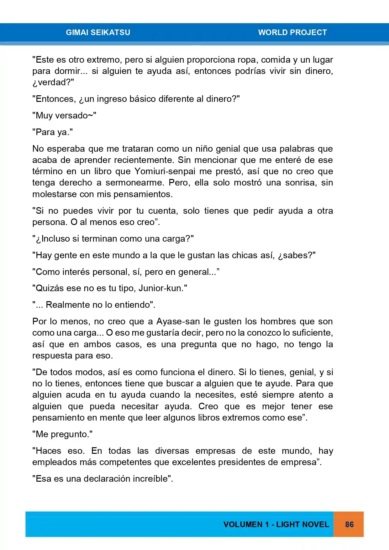 Gimai Seikatsu (Novela) - Capítulo 3 - Página 14 - LectorTMOo