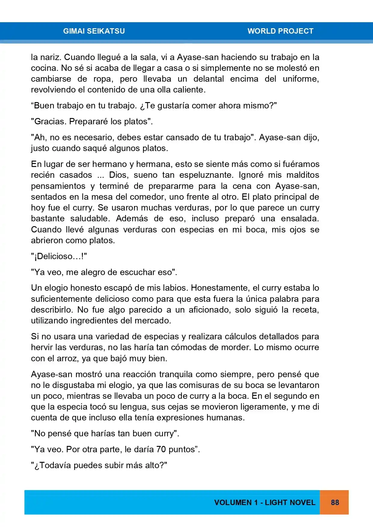 Gimai Seikatsu (Novela) - Capítulo 3 - Página 16 - LectorTMOo