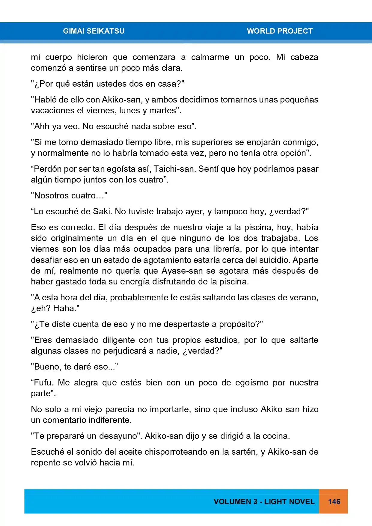 Gimai Seikatsu (Novela) - Capítulo 30 - Página 2 - LectorTMOo