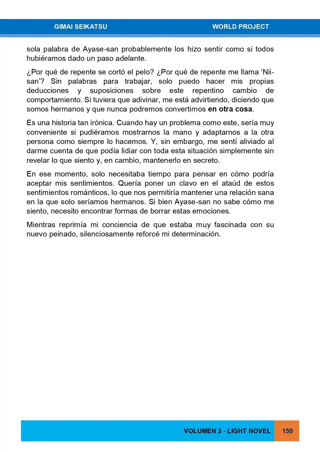 Gimai Seikatsu (Novela) - Capítulo 30 - Página 6 - LectorTMOo