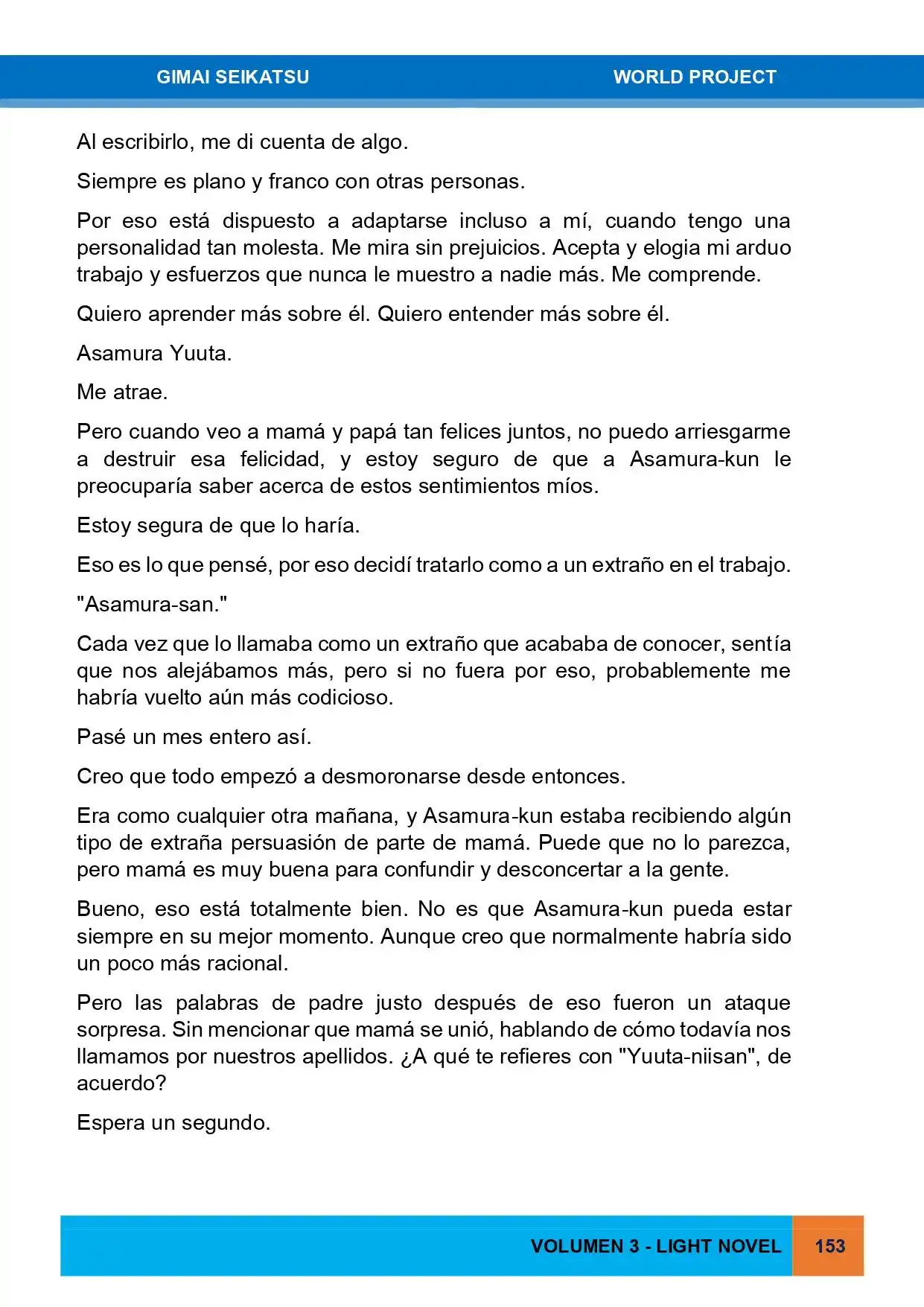 Gimai Seikatsu (Novela) - Capítulo 31 - Página 2 - LectorTMOo