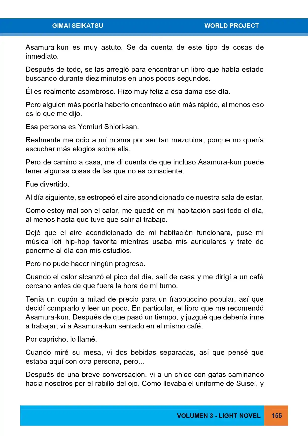 Gimai Seikatsu (Novela) - Capítulo 31 - Página 4 - LectorTMOo
