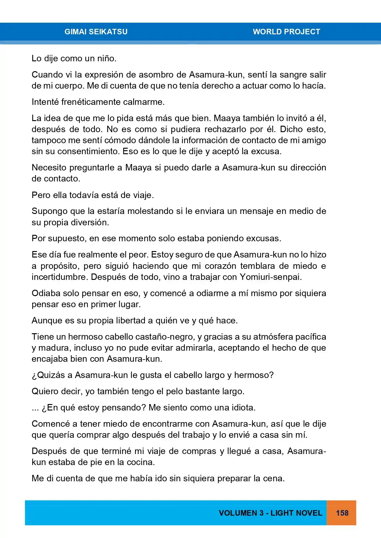Gimai Seikatsu (Novela) - Capítulo 31 - Página 7 - LectorTMOo
