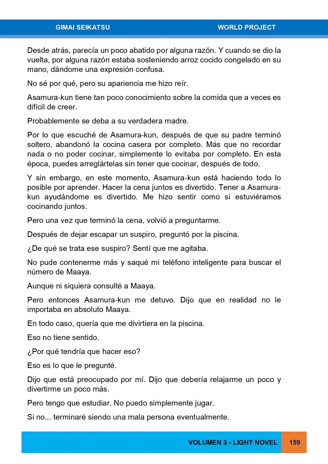 Gimai Seikatsu (Novela) - Capítulo 31 - Página 8 - LectorTMOo