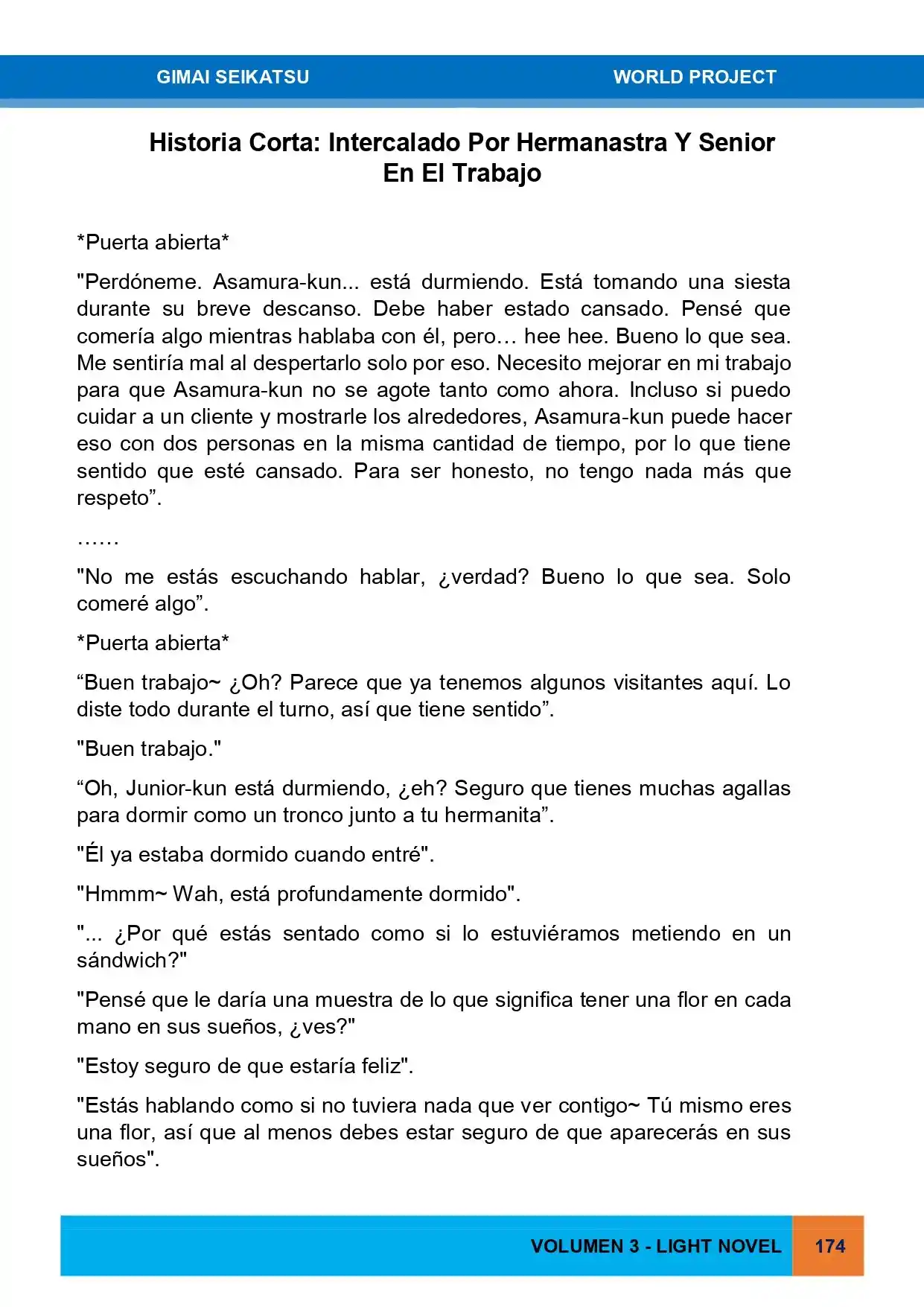 Gimai Seikatsu (Novela) - Capítulo 32 - Página 1 - LectorTMOo
