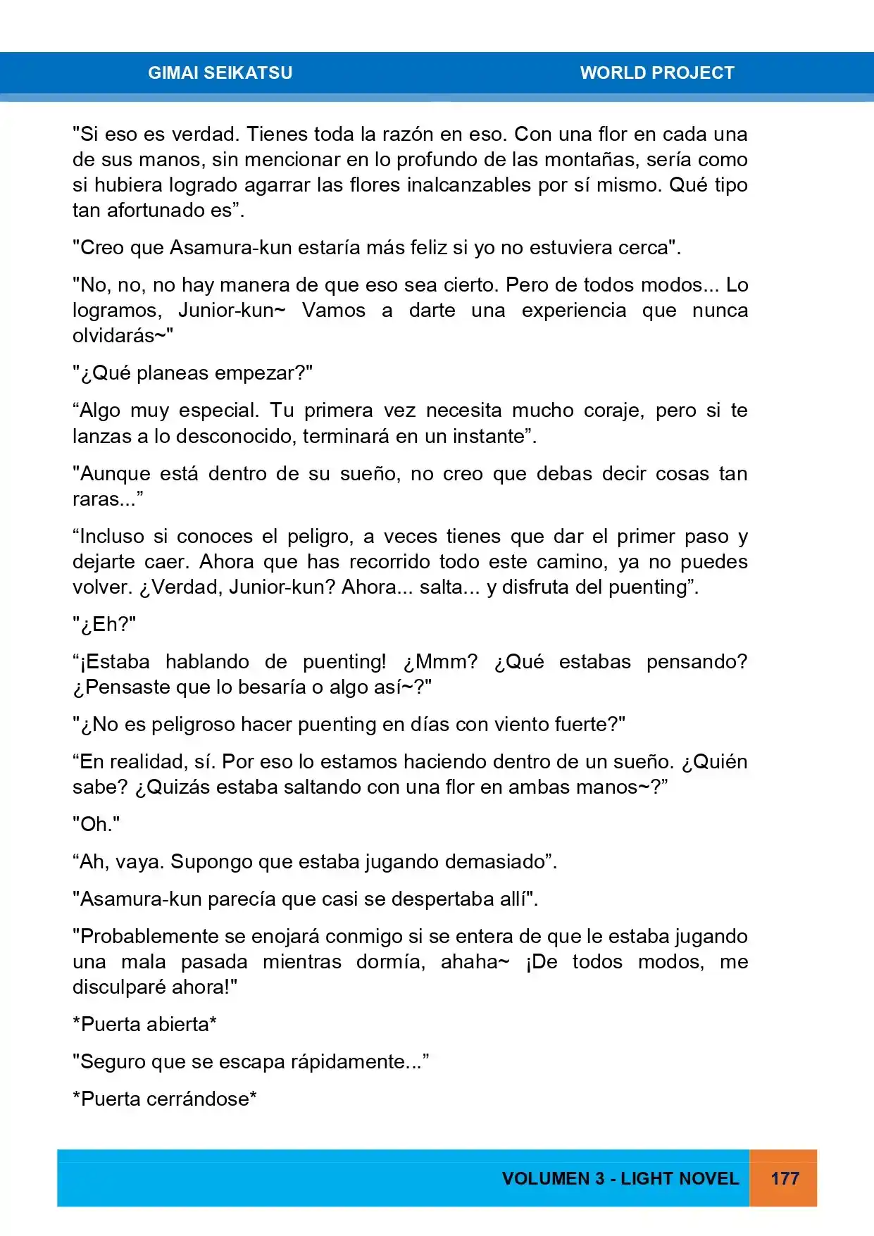Gimai Seikatsu (Novela) - Capítulo 32 - Página 4 - LectorTMOo