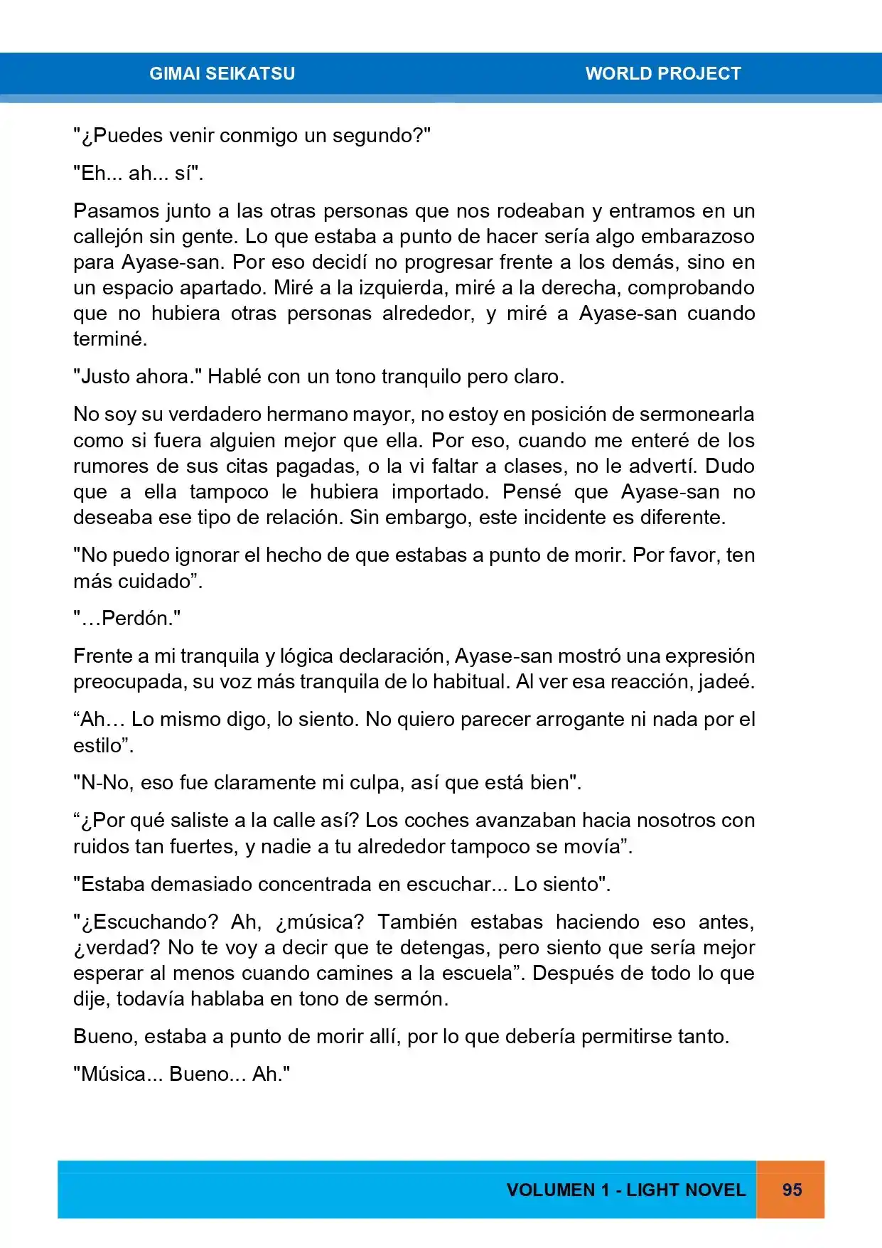 Gimai Seikatsu (Novela) - Capítulo 4 - Página 3 - LectorTMOo
