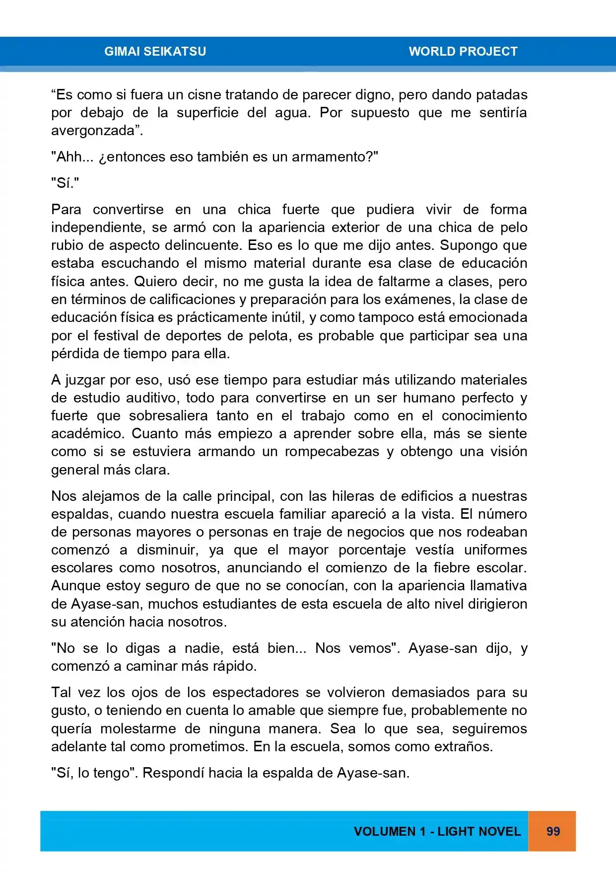 Gimai Seikatsu (Novela) - Capítulo 4 - Página 7 - LectorTMOo