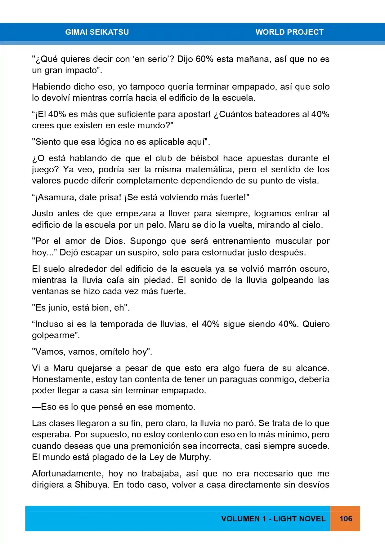 Gimai Seikatsu (Novela) - Capítulo 4 - Página 14 - LectorTMOo