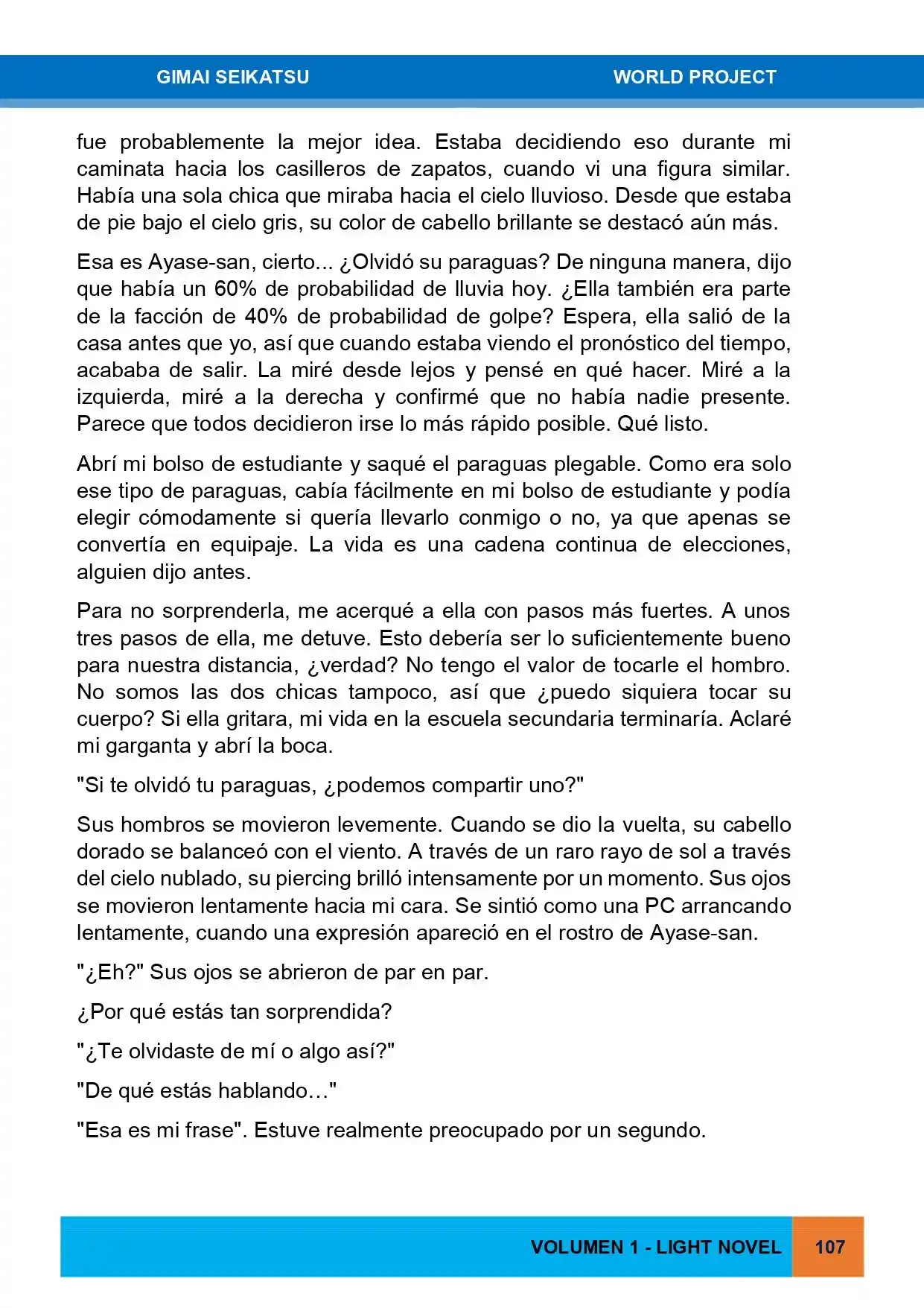 Gimai Seikatsu (Novela) - Capítulo 4 - Página 15 - LectorTMOo