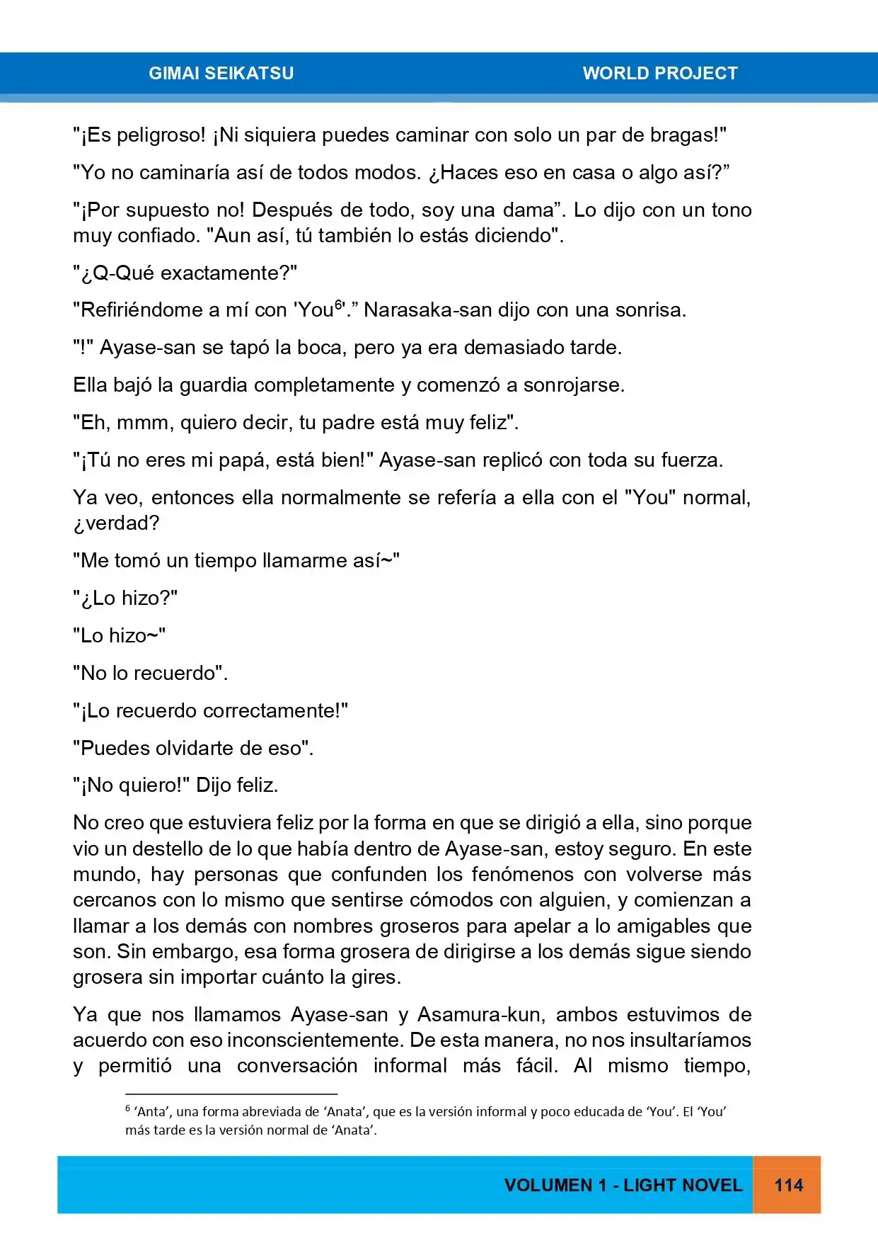 Gimai Seikatsu (Novela) - Capítulo 4 - Página 22 - LectorTMOo