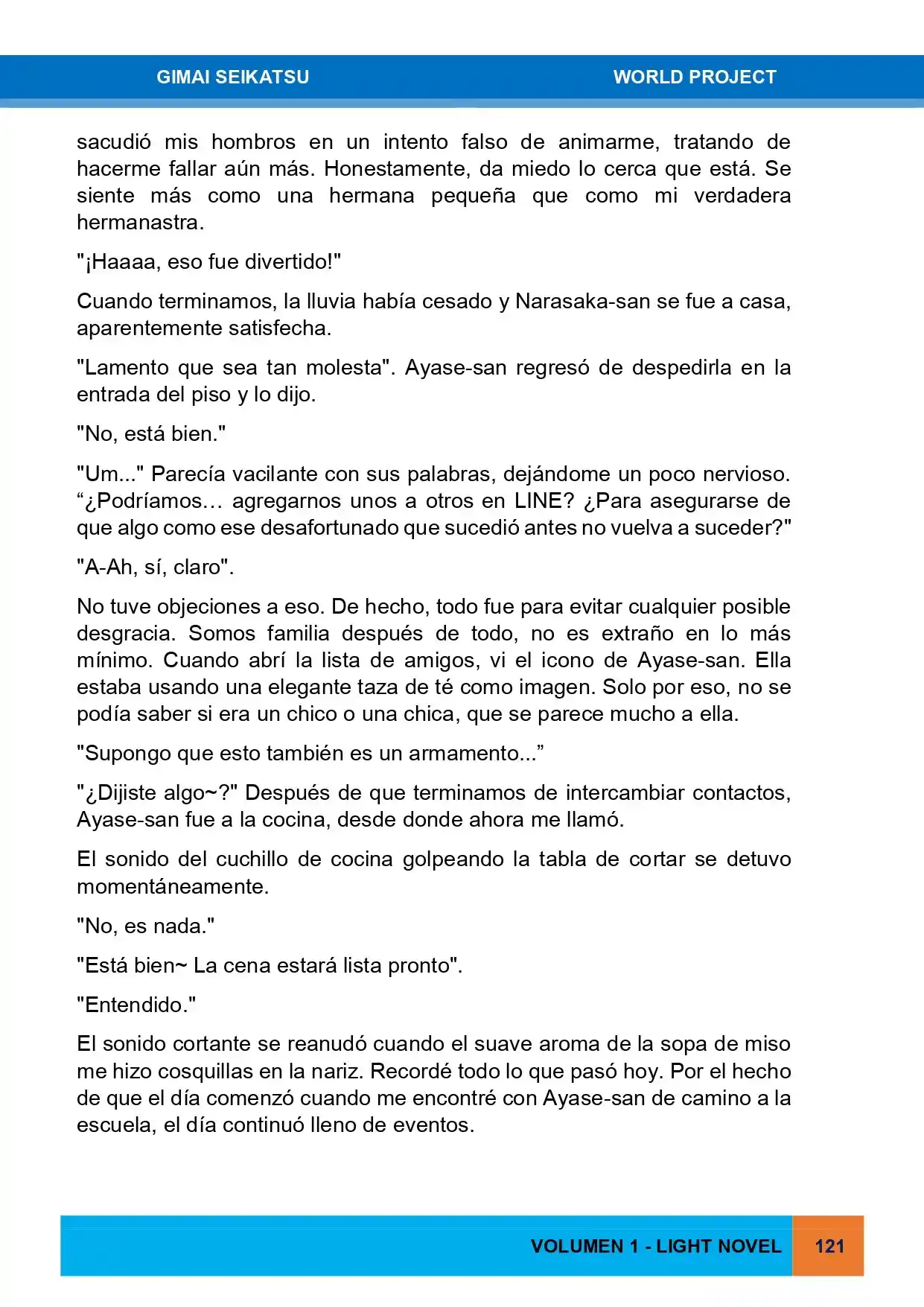 Gimai Seikatsu (Novela) - Capítulo 4 - Página 29 - LectorTMOo