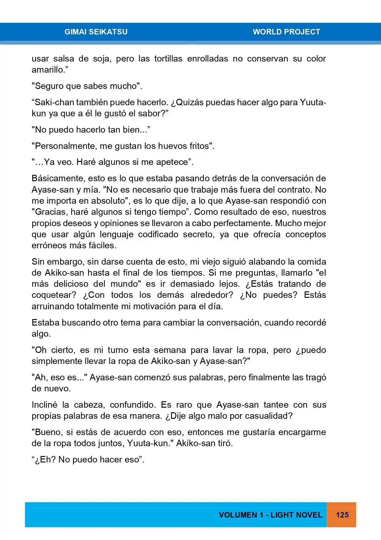 Gimai Seikatsu (Novela) - Capítulo 5 - Página 3 - LectorTMOo