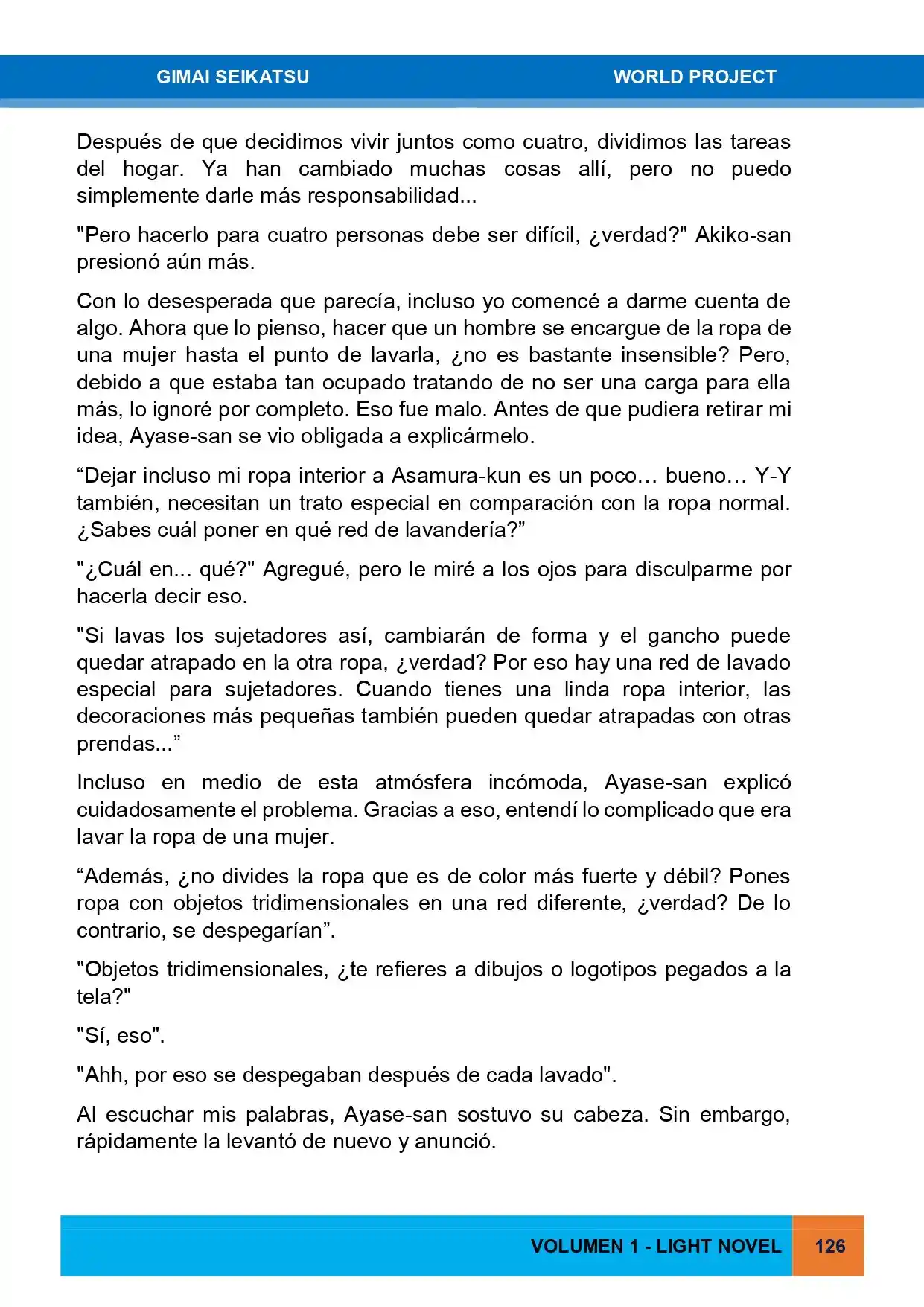 Gimai Seikatsu (Novela) - Capítulo 5 - Página 4 - LectorTMOo