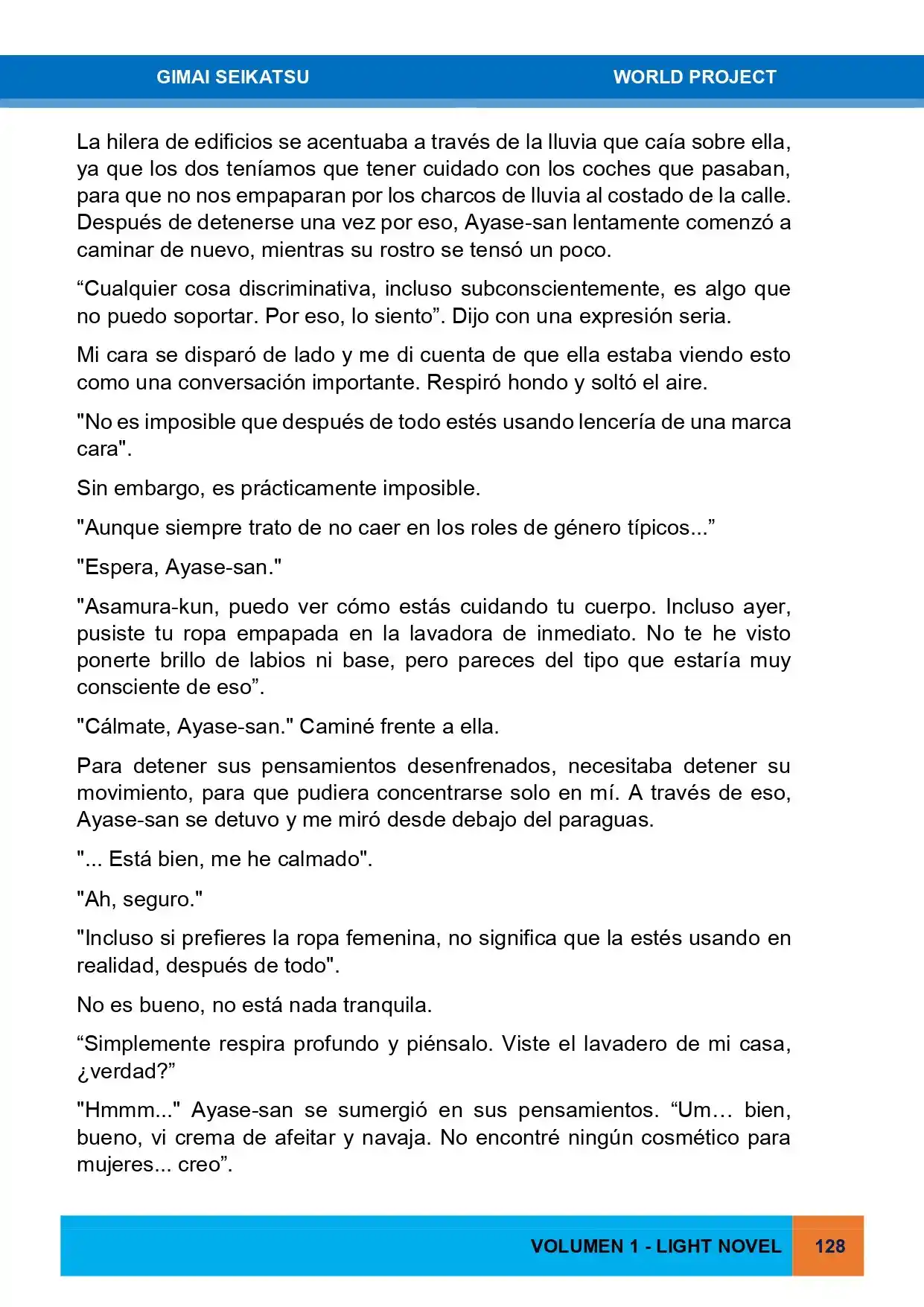 Gimai Seikatsu (Novela) - Capítulo 5 - Página 6 - LectorTMOo