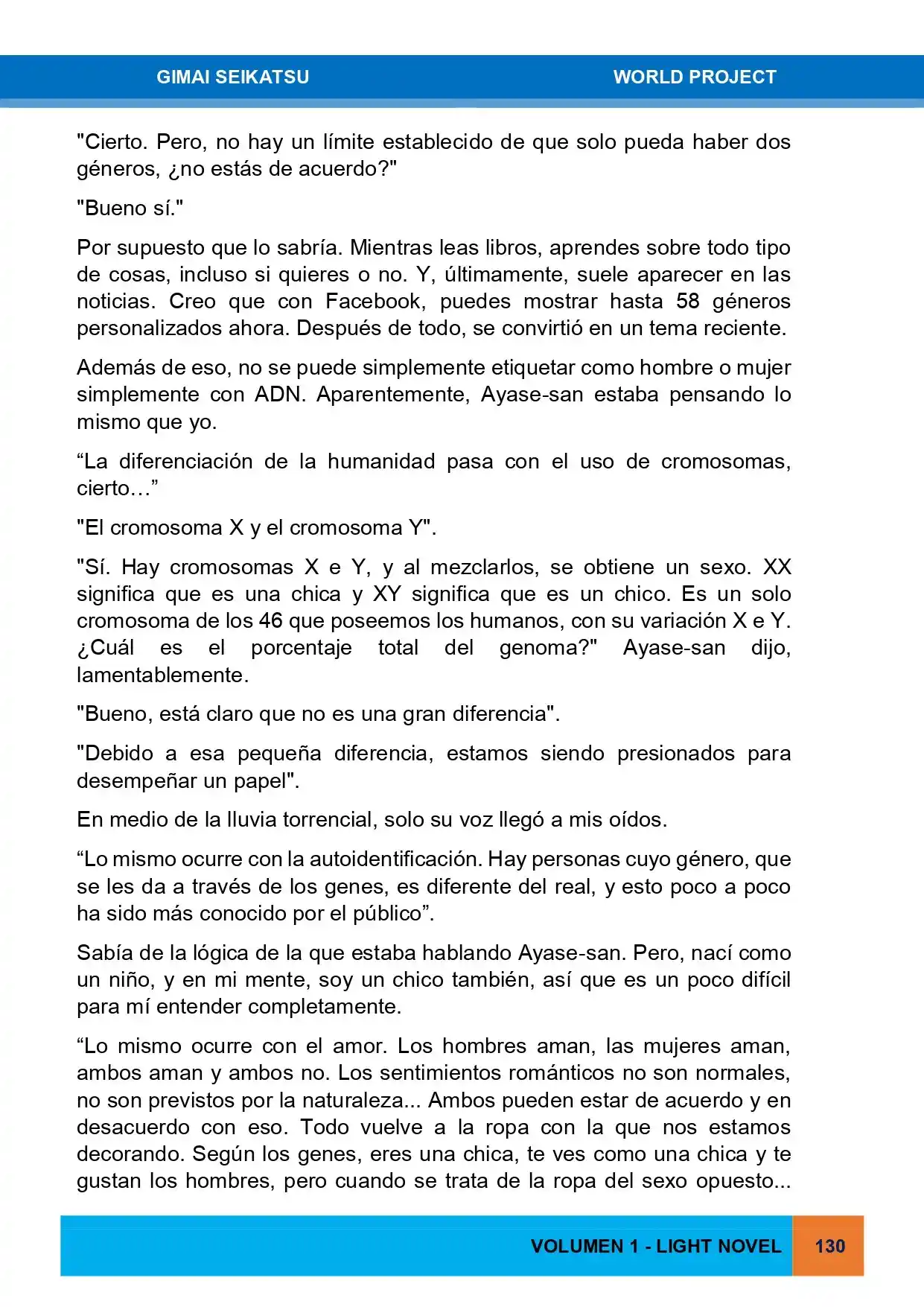 Gimai Seikatsu (Novela) - Capítulo 5 - Página 8 - LectorTMOo
