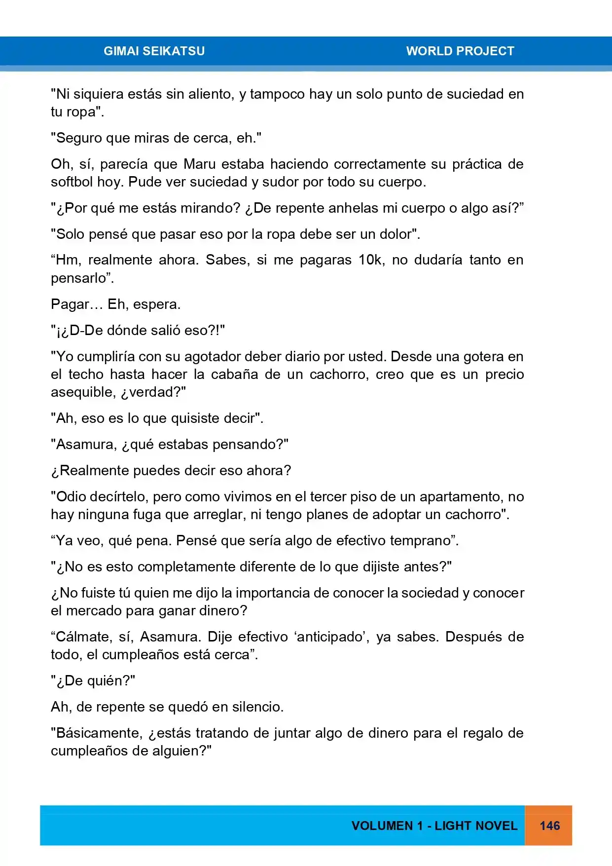 Gimai Seikatsu (Novela) - Capítulo 6 - Página 3 - LectorTMOo