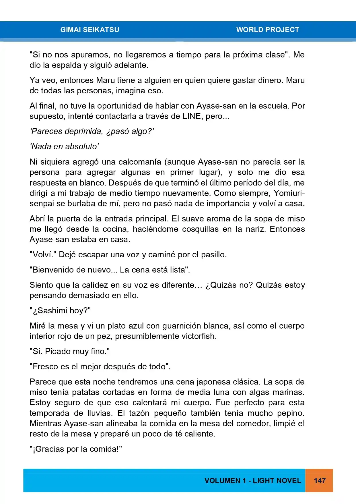 Gimai Seikatsu (Novela) - Capítulo 6 - Página 4 - LectorTMOo