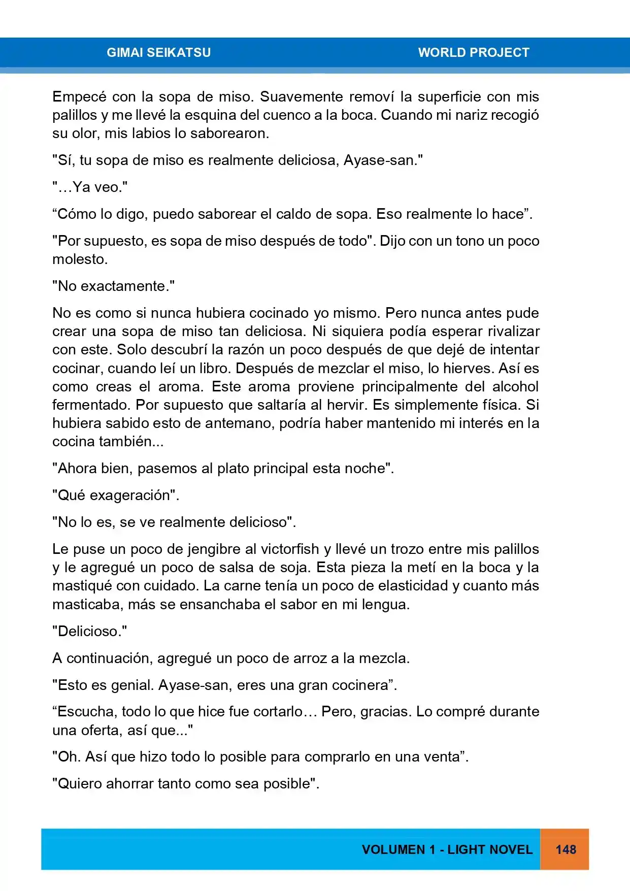 Gimai Seikatsu (Novela) - Capítulo 6 - Página 5 - LectorTMOo