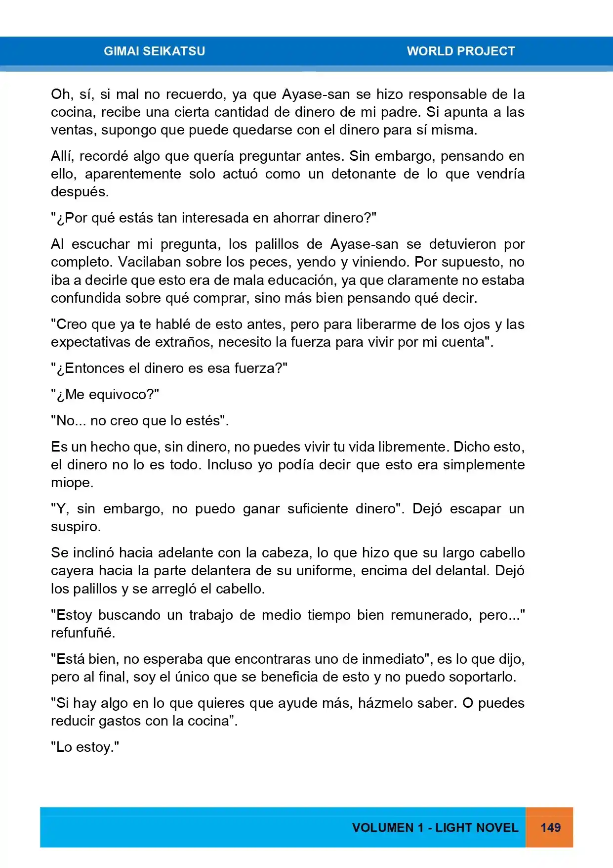 Gimai Seikatsu (Novela) - Capítulo 6 - Página 6 - LectorTMOo