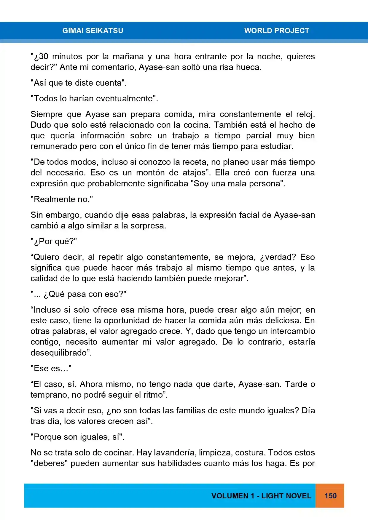Gimai Seikatsu (Novela) - Capítulo 6 - Página 7 - LectorTMOo