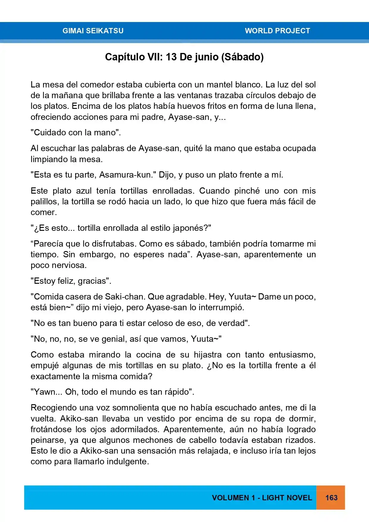 Gimai Seikatsu (Novela) - Capítulo 7 - Página 1 - LectorTMOo