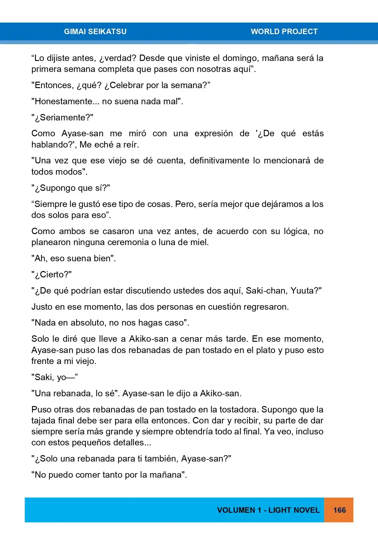 Gimai Seikatsu (Novela) - Capítulo 7 - Página 4 - LectorTMOo