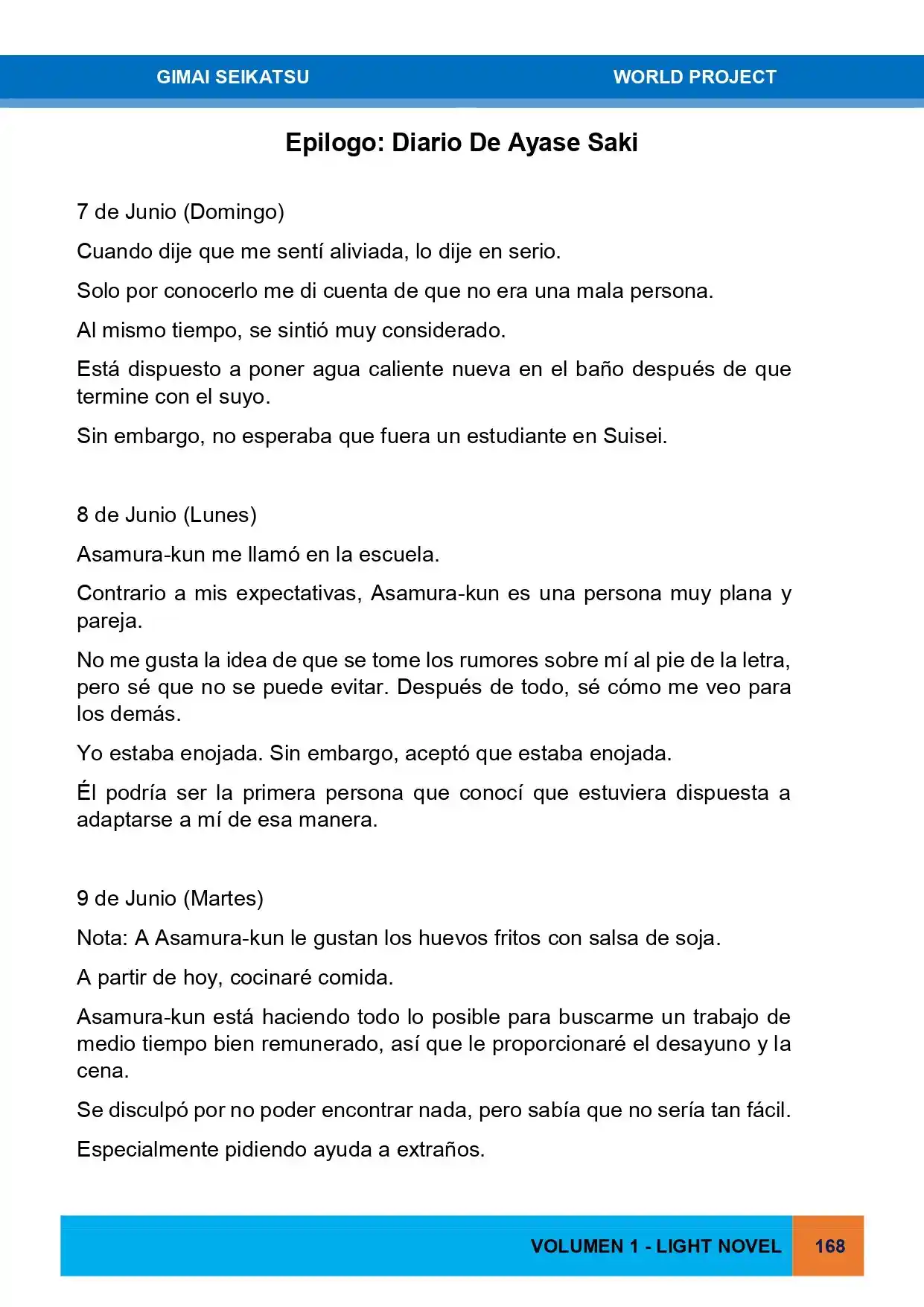 Gimai Seikatsu (Novela) - Capítulo 8 - Página 1 - LectorTMOo