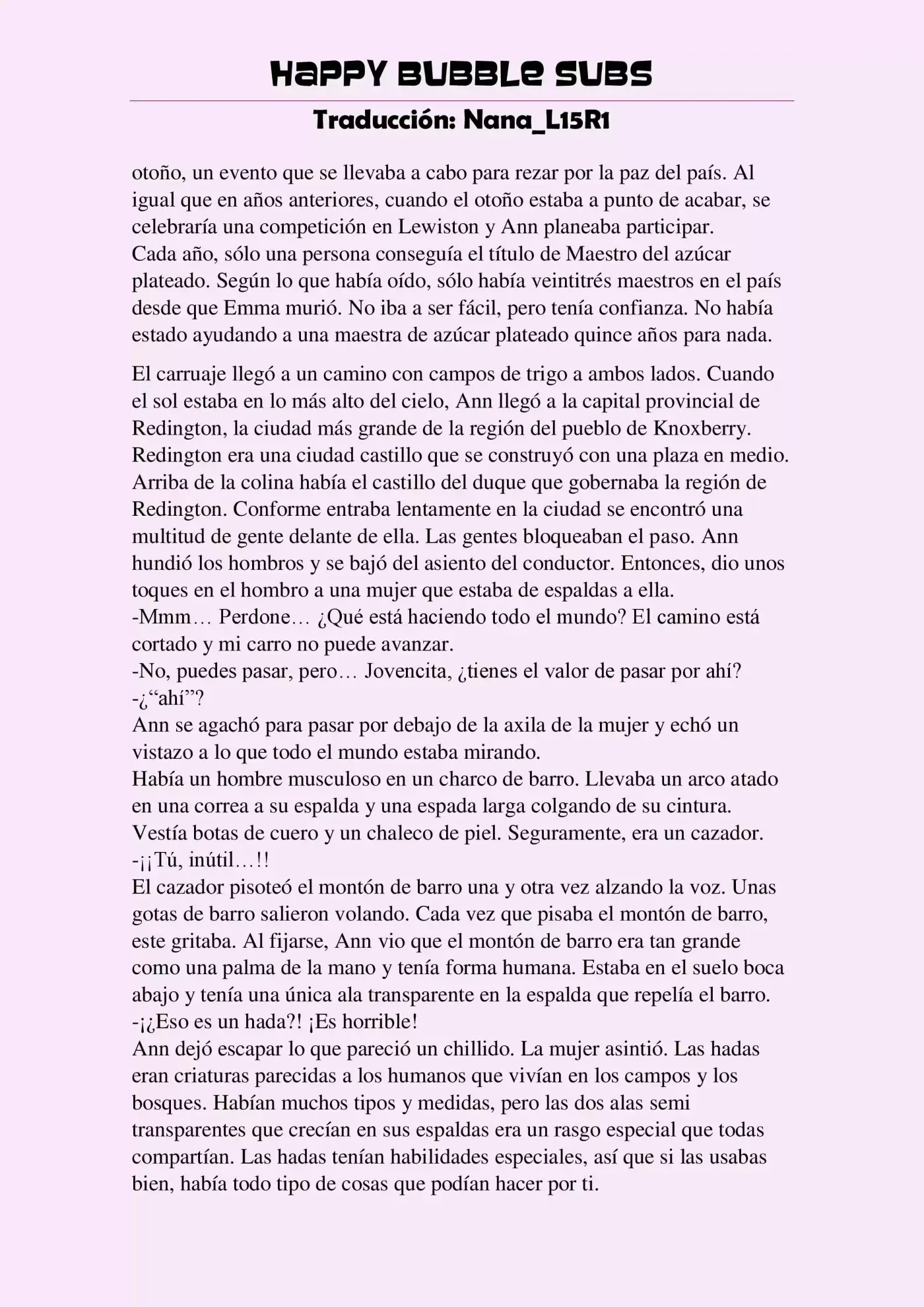 Ginzatoushi To Kuro No Yousei: Sugar Apple Fairy Tale (Novela) - Capítulo 1 - Página 6 - LectorTMOo