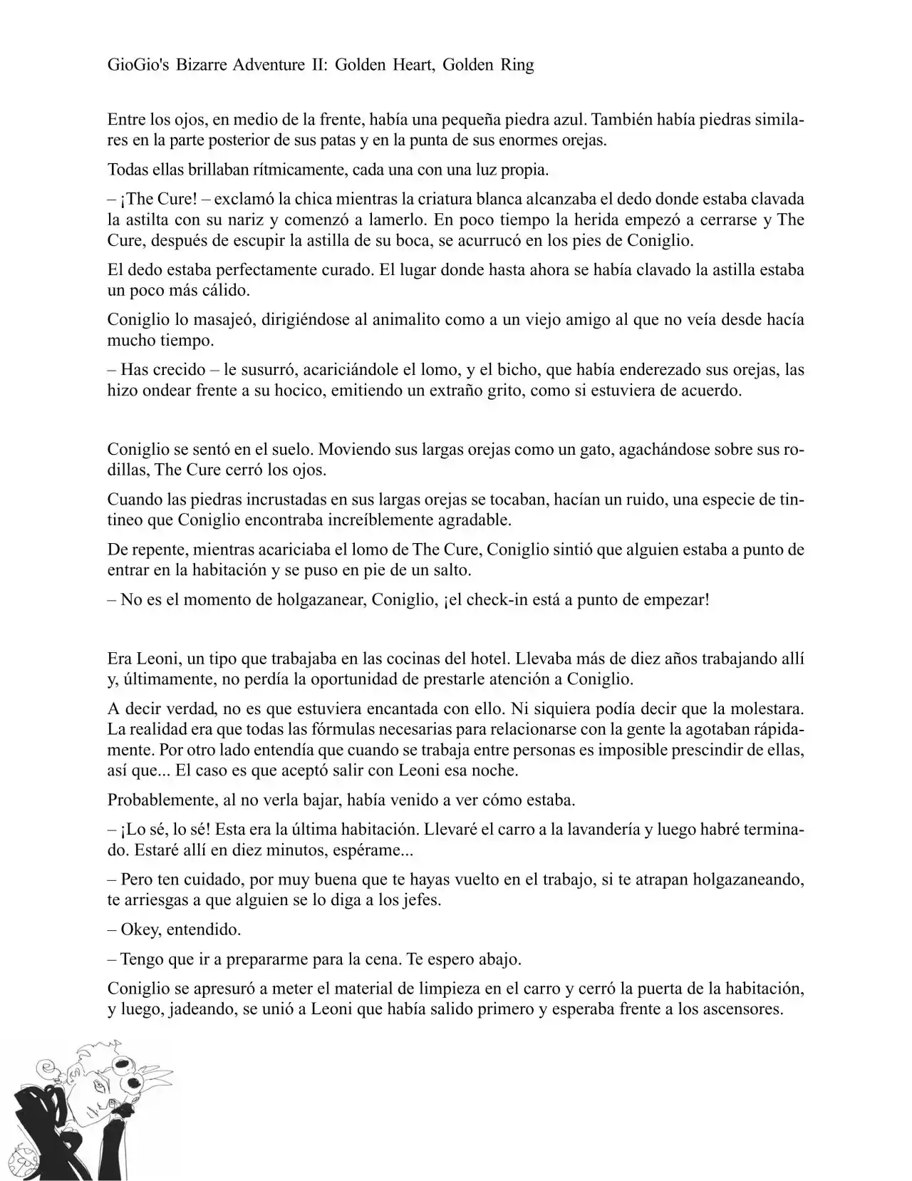 GioGio's Bizarre Adventure II: Golden Heart, Golden Ring (Novela) - Capítulo 2 - Página 5 - LectorTMOo