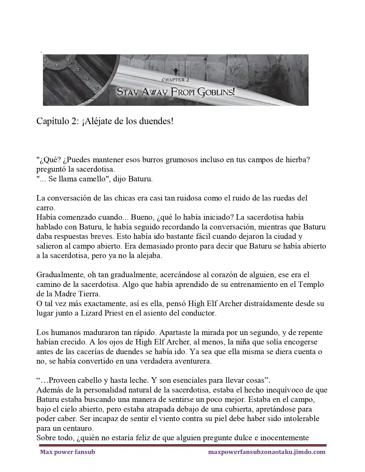 GOBLIR SLEYER VOLUMEN 15 (Novela) - Capítulo 2 - Página 11 - LectorTMOo