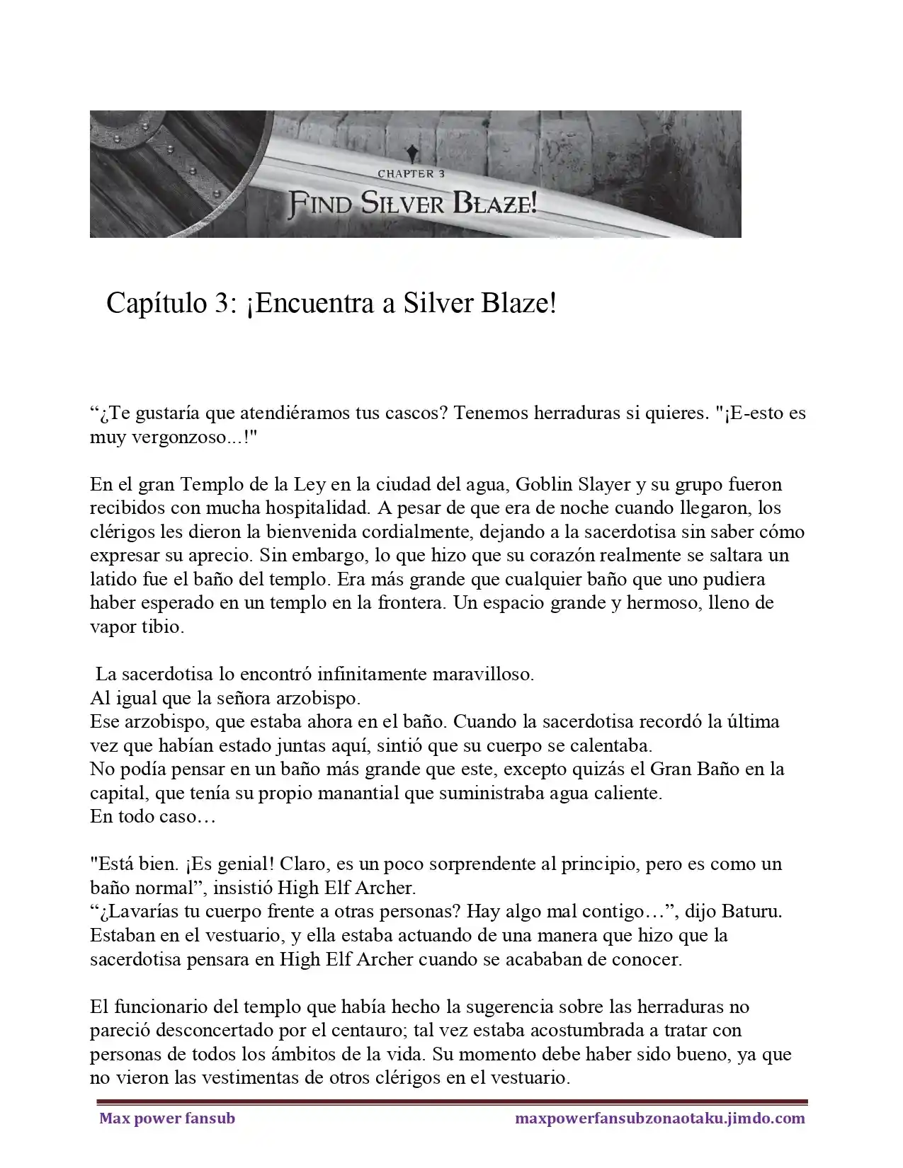 GOBLIR SLEYER VOLUMEN 15 (Novela) - Capítulo 4 - Página 11 - LectorTMOo