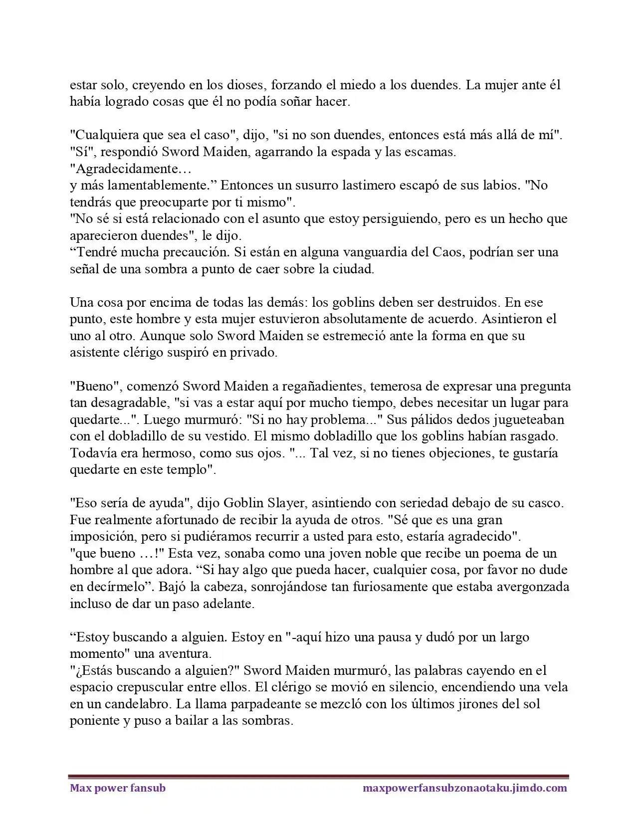 GOBLIR SLEYER VOLUMEN 15 (Novela) - Capítulo 4 - Página 18 - LectorTMOo